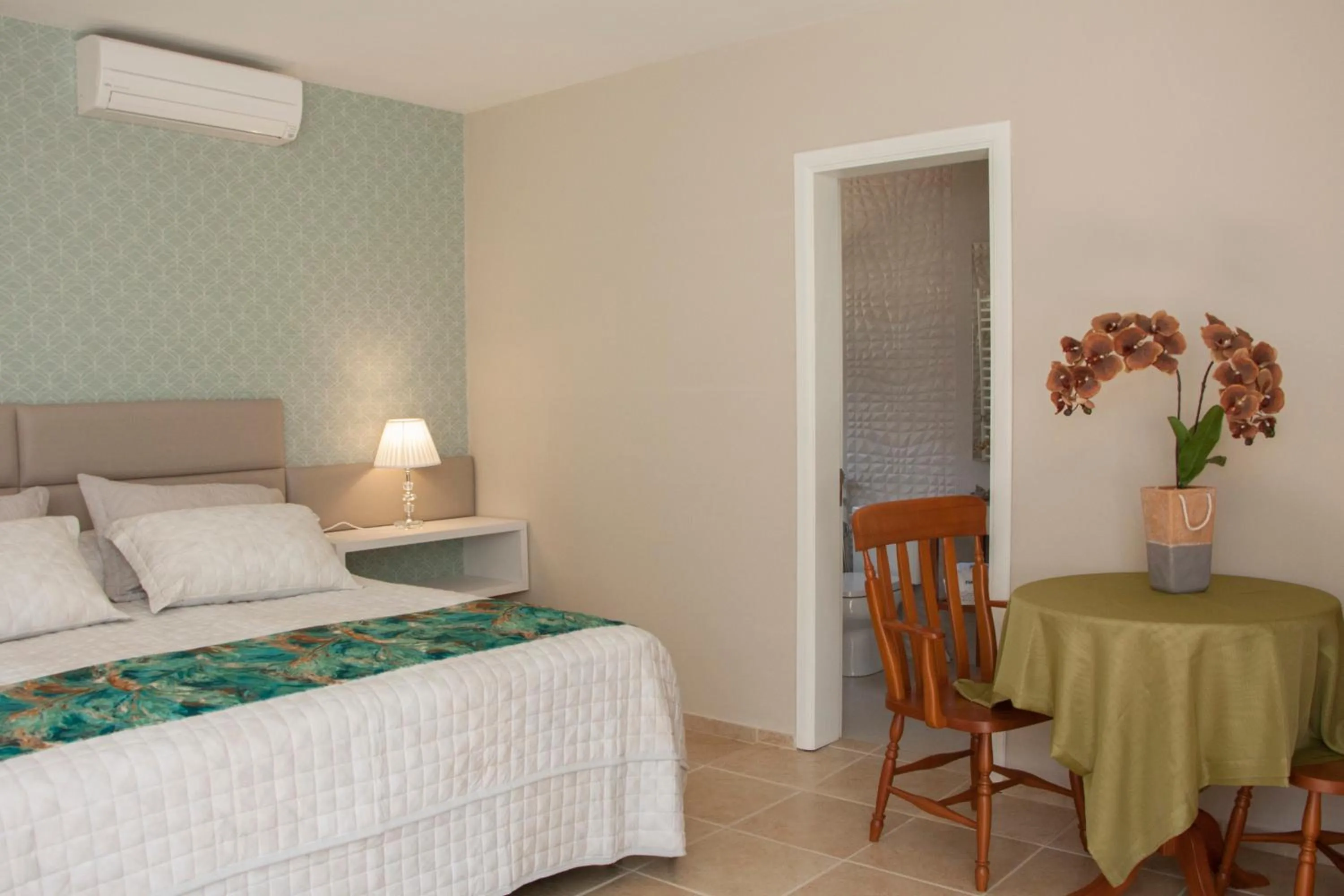 Bed in Hotel Cozumel Sierra