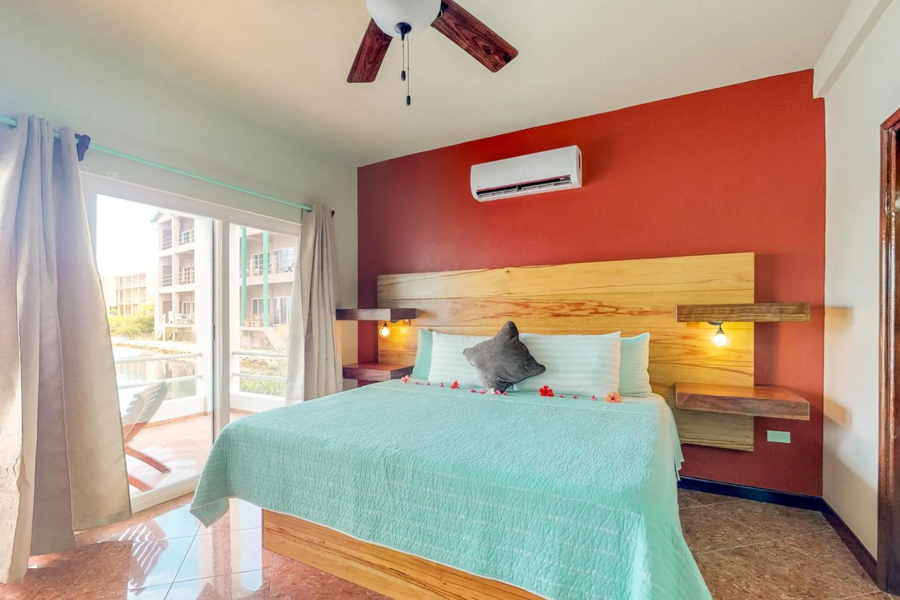 Bed in Villa 12 at Mara Laguna - Gold Standard Certified