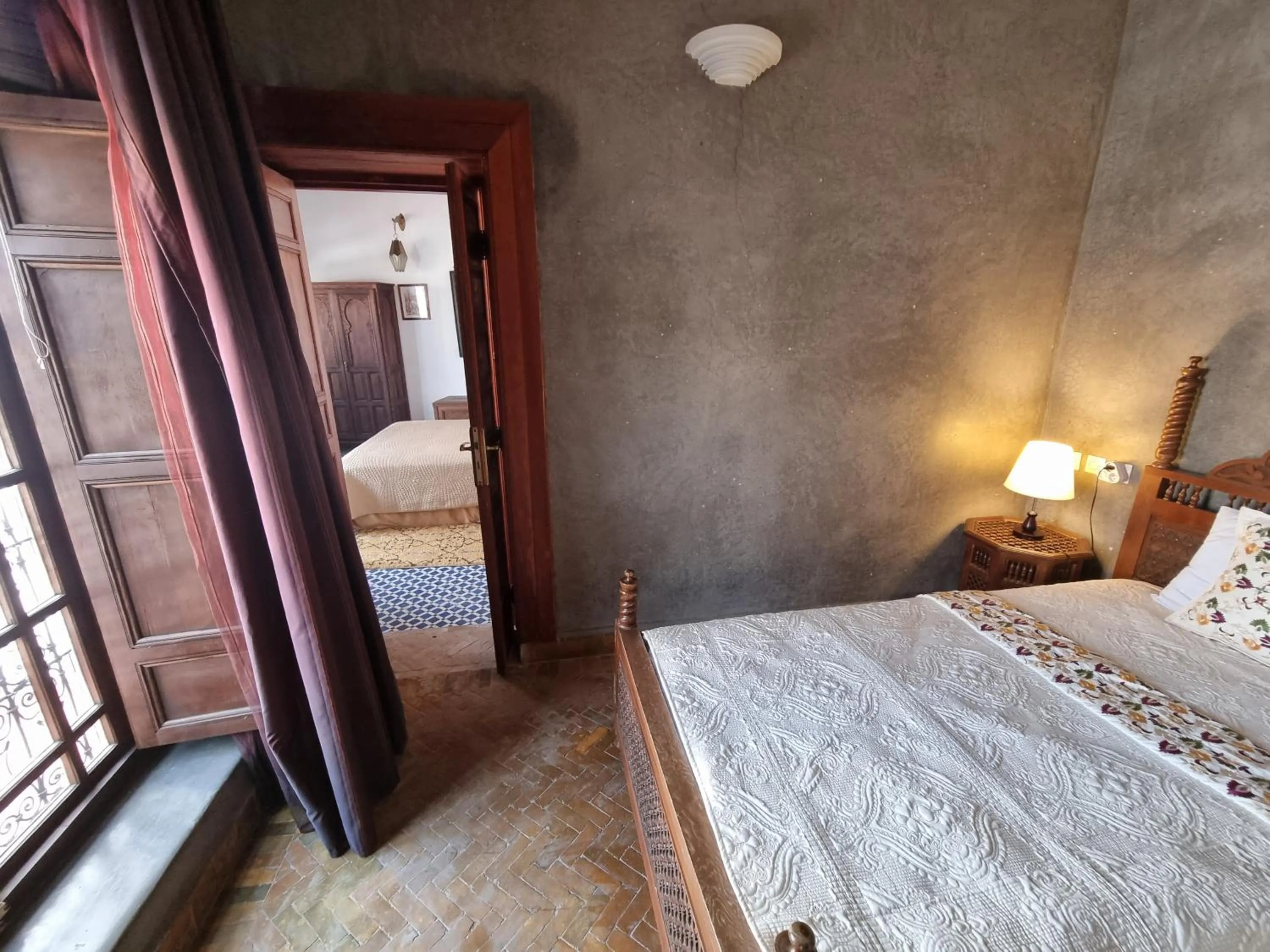 Bed in Riad Le Sucrier de Fès