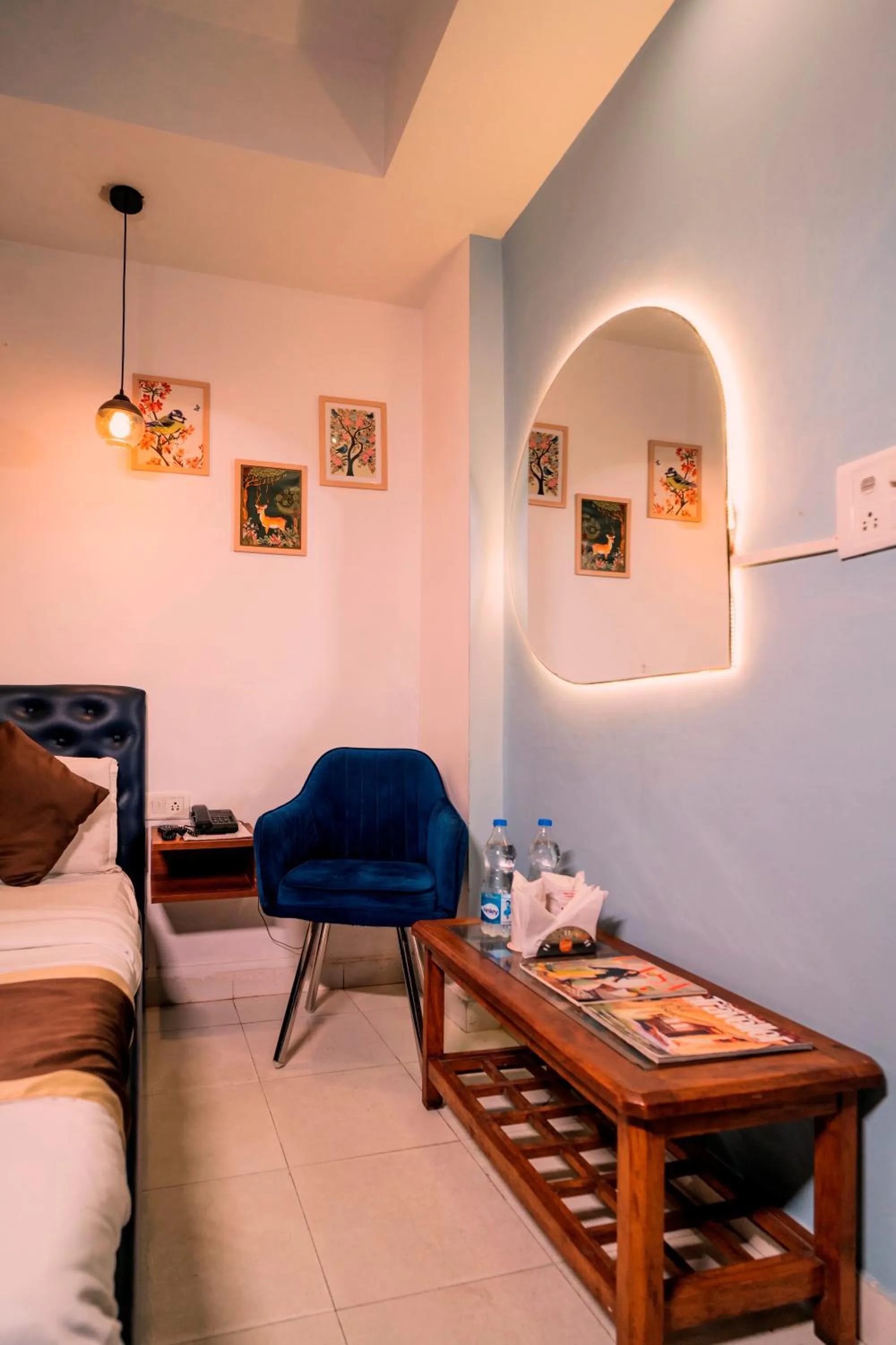 Seating area, Bed in Hotel DiDi International