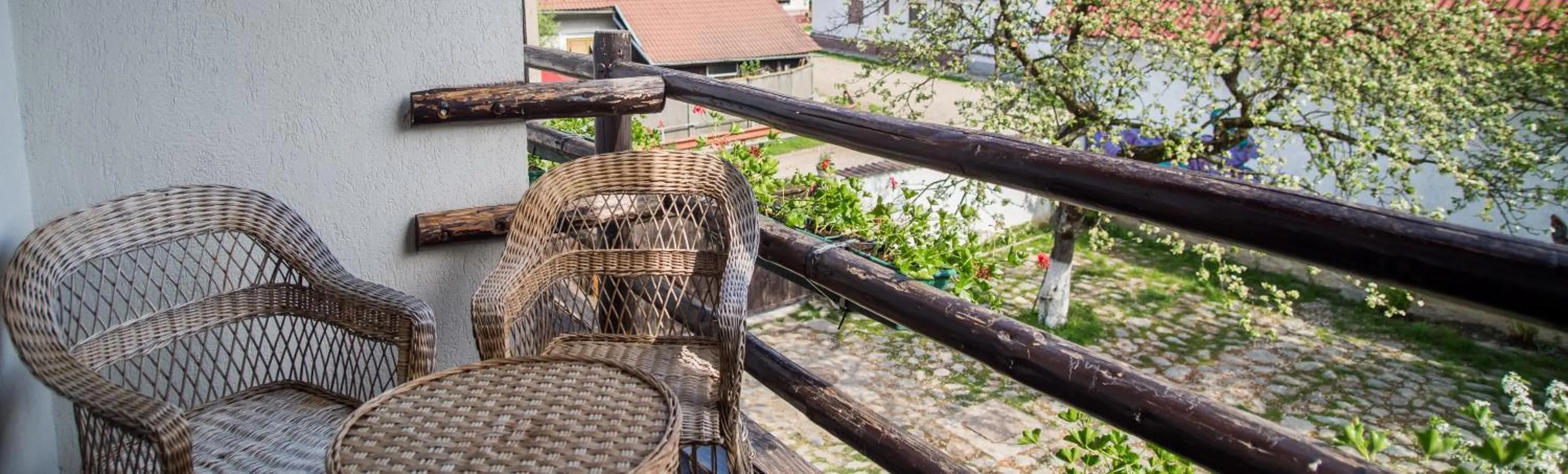 Garden view in Casa Mosului - Transfăgărășan Bed & Breakfast