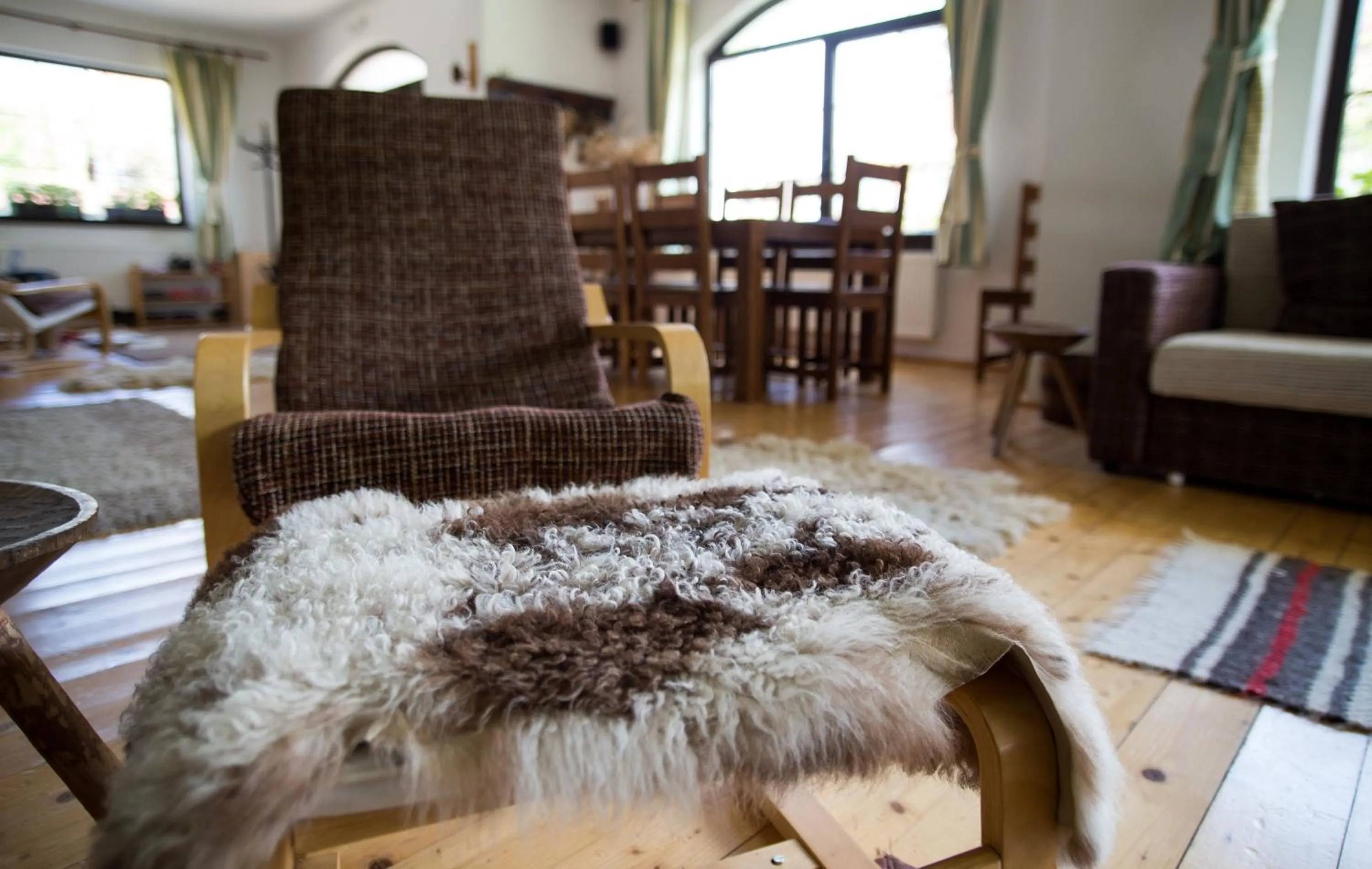 Communal lounge/ TV room in Casa Mosului - Transfăgărășan Bed & Breakfast