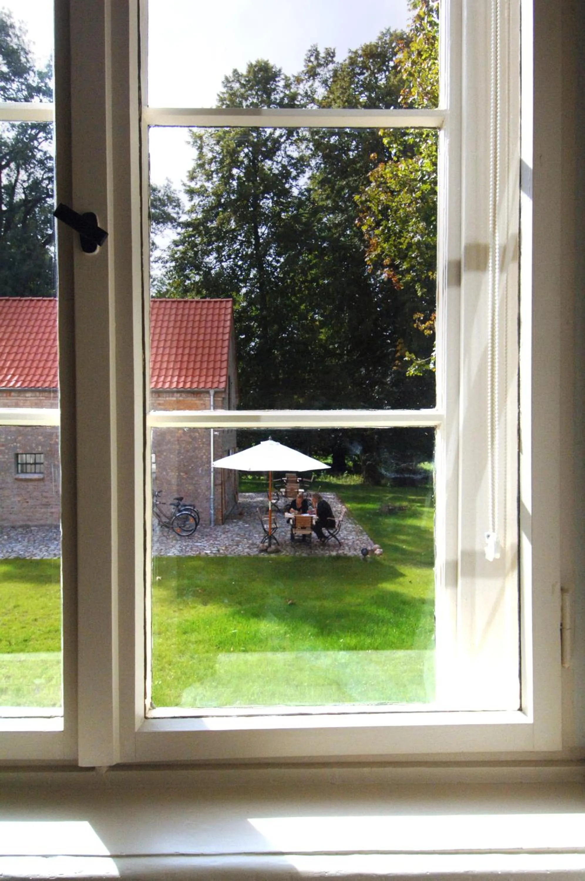 View (from property/room) in Kavaliershaus Schloß Blücher am Finckenersee