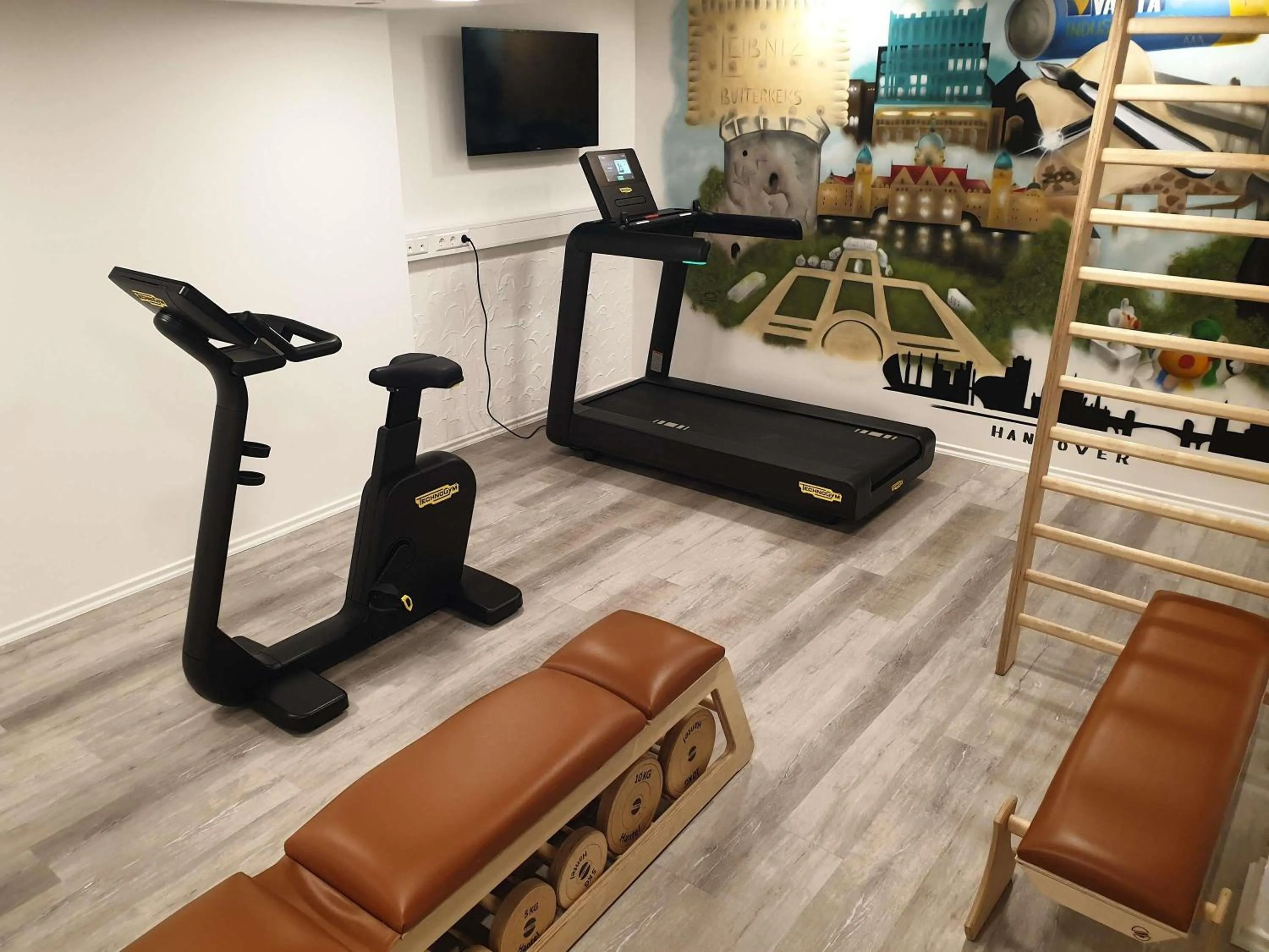 Fitness centre/facilities in Mercure Hotel am Entenfang Hannover