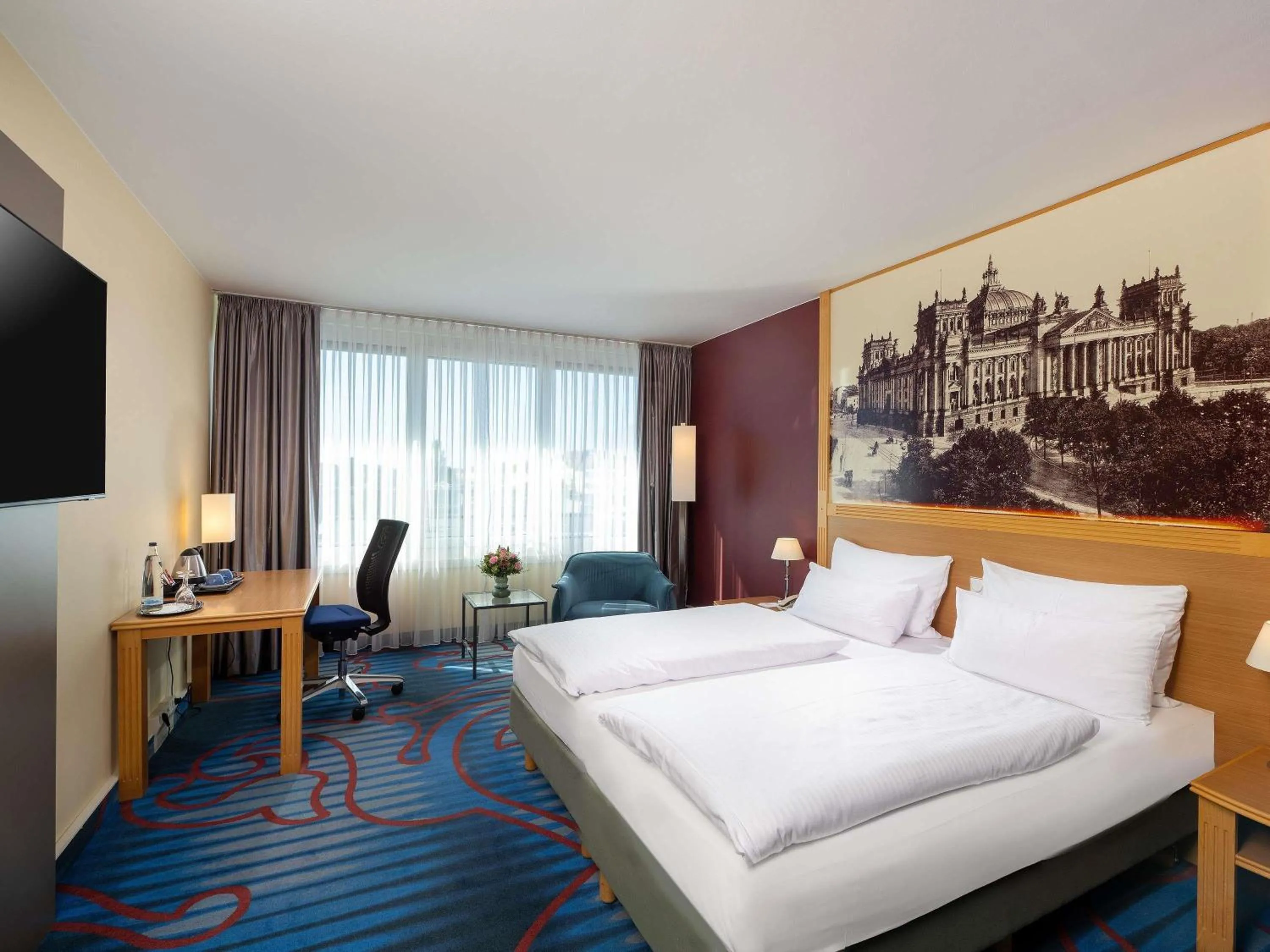 Bedroom, Bed in Mercure Hotel Berlin Tempelhof