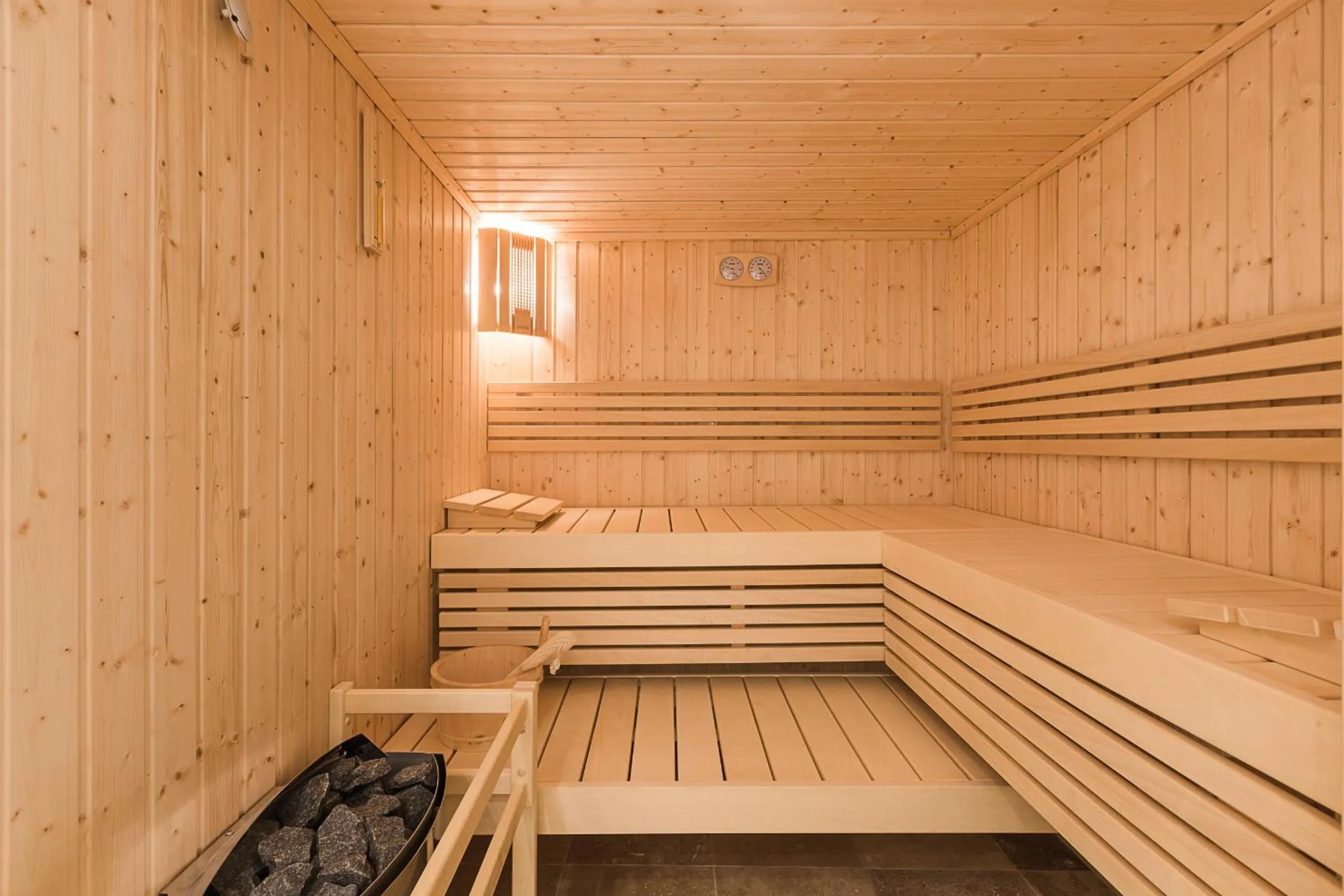 Sauna in Two Pillows Boutique Hostel