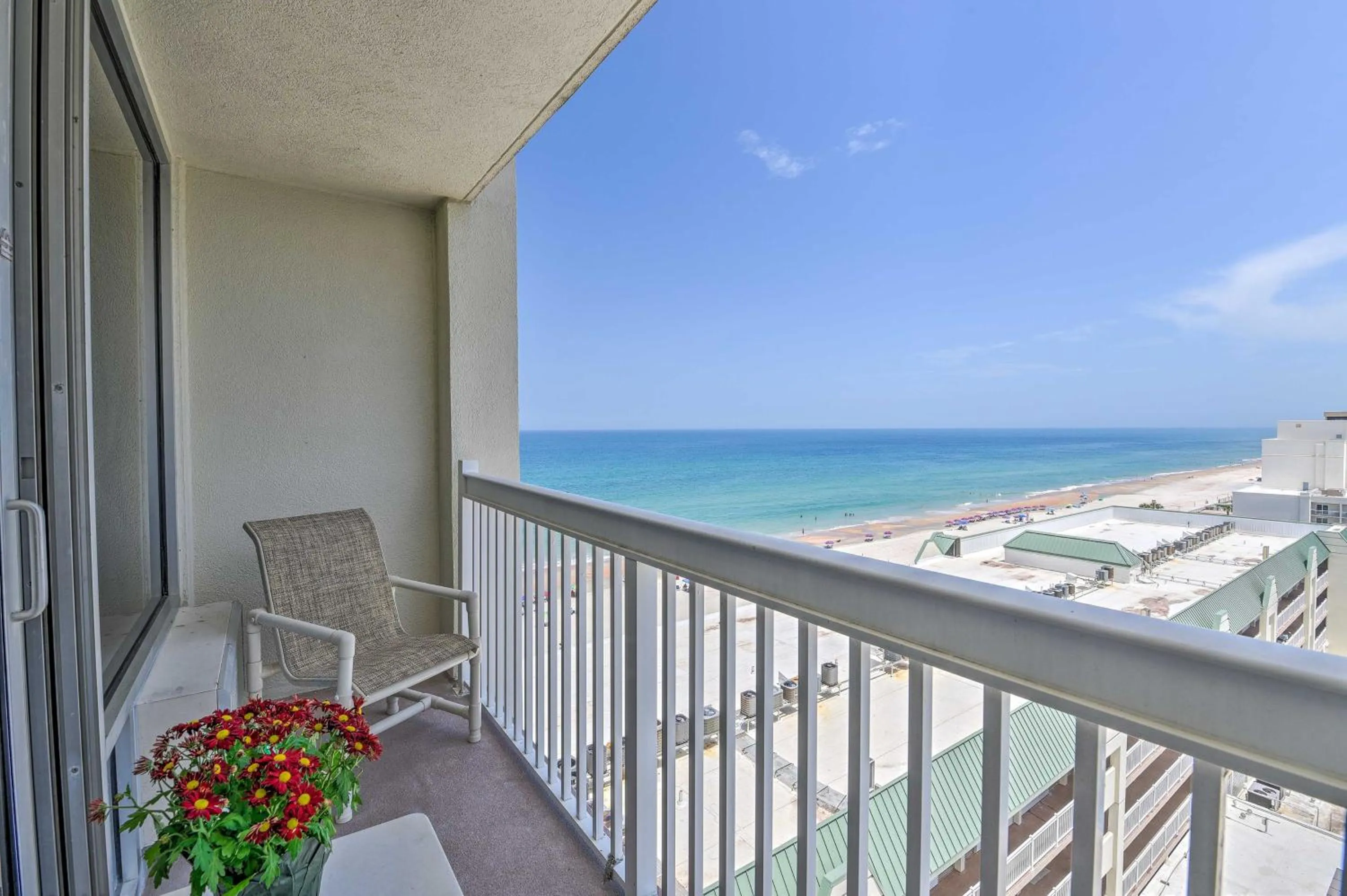 Daytona Beachfront Condo with Ocean View