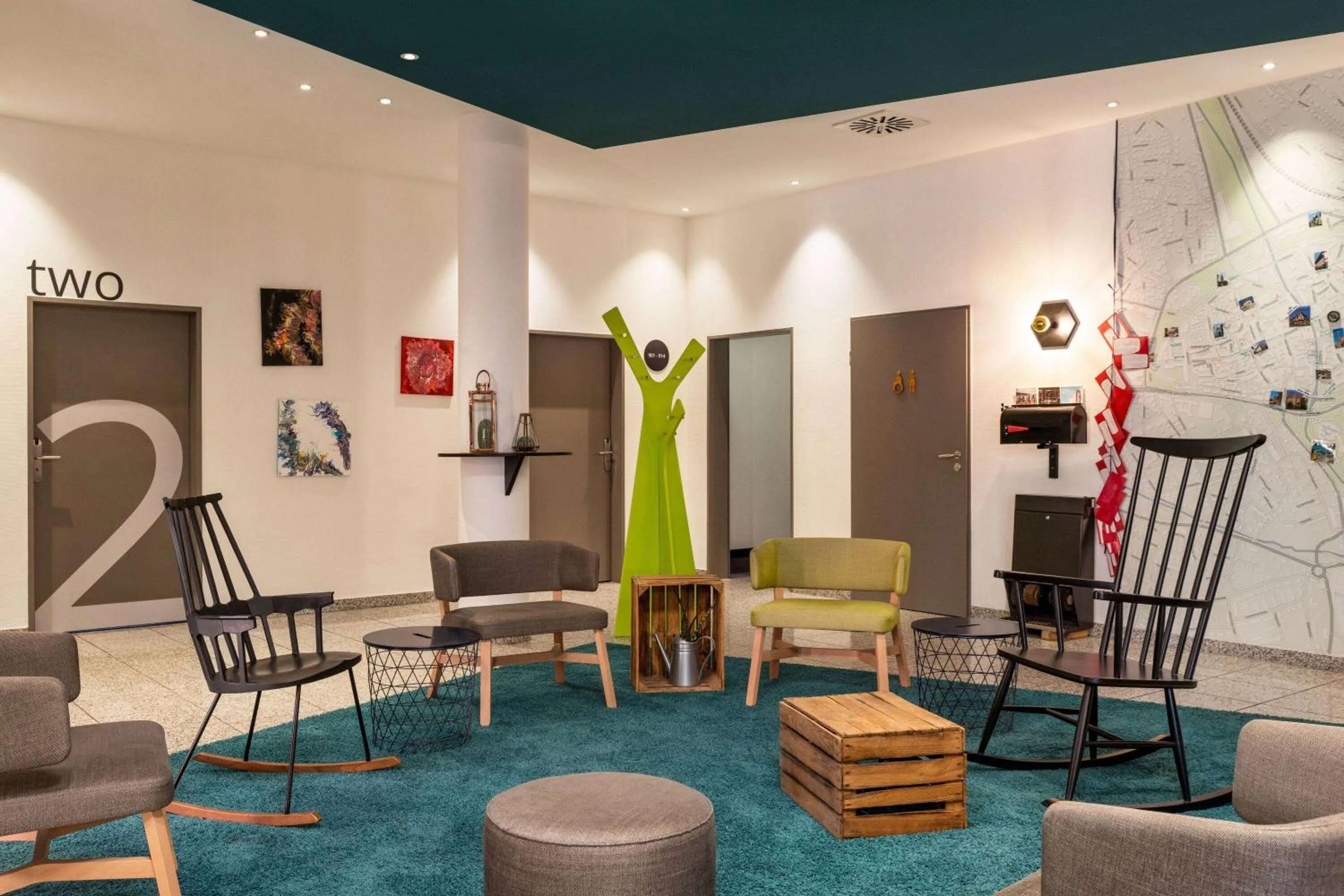 Lobby or reception in Vienna House Easy by Wyndham Amberg