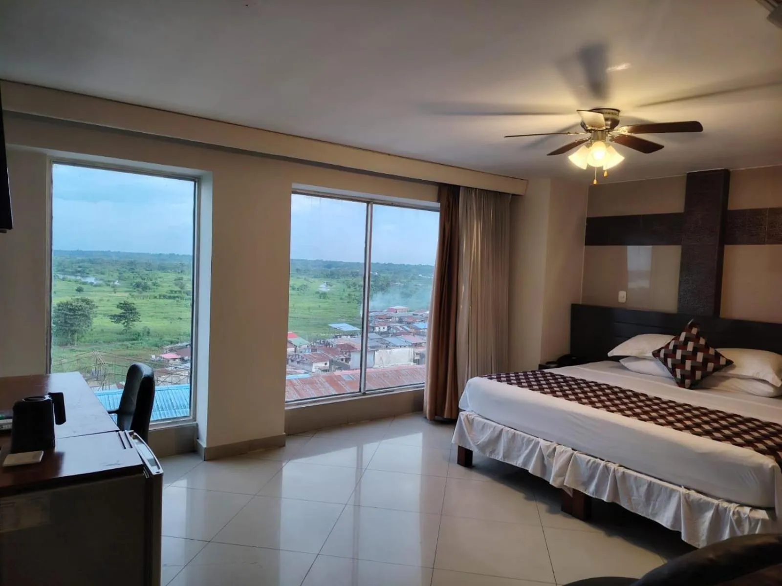 Bed in Samiria Jungle Hotel