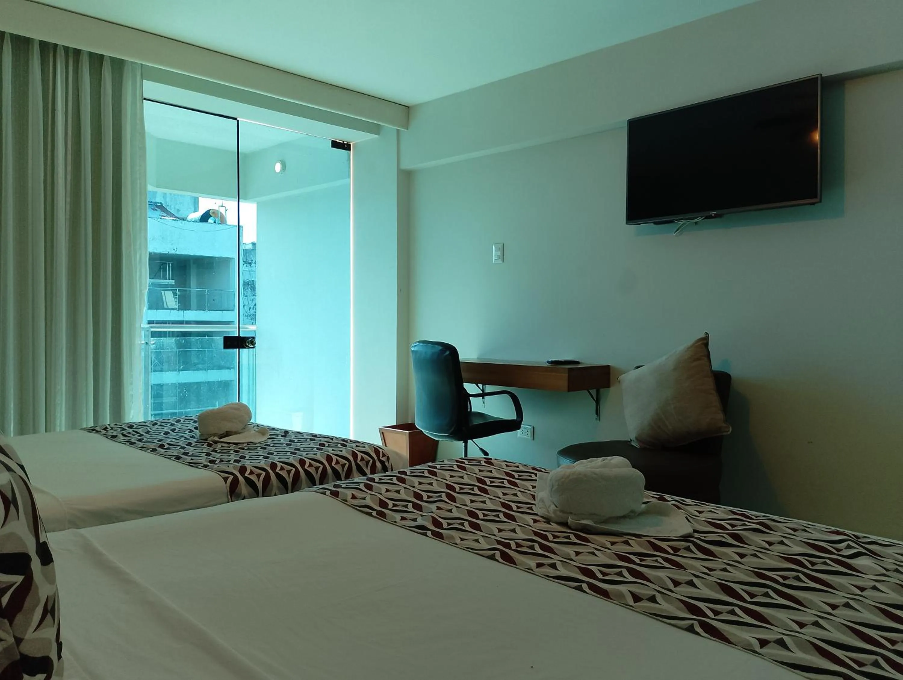 Bed in Samiria Jungle Hotel