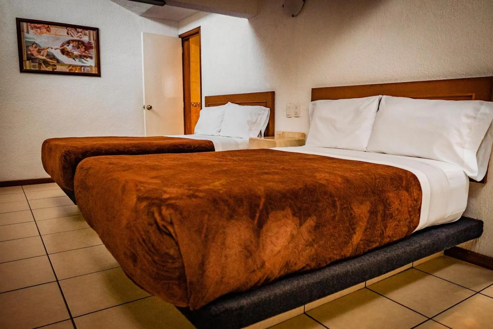 Bed in Hotel Azucena