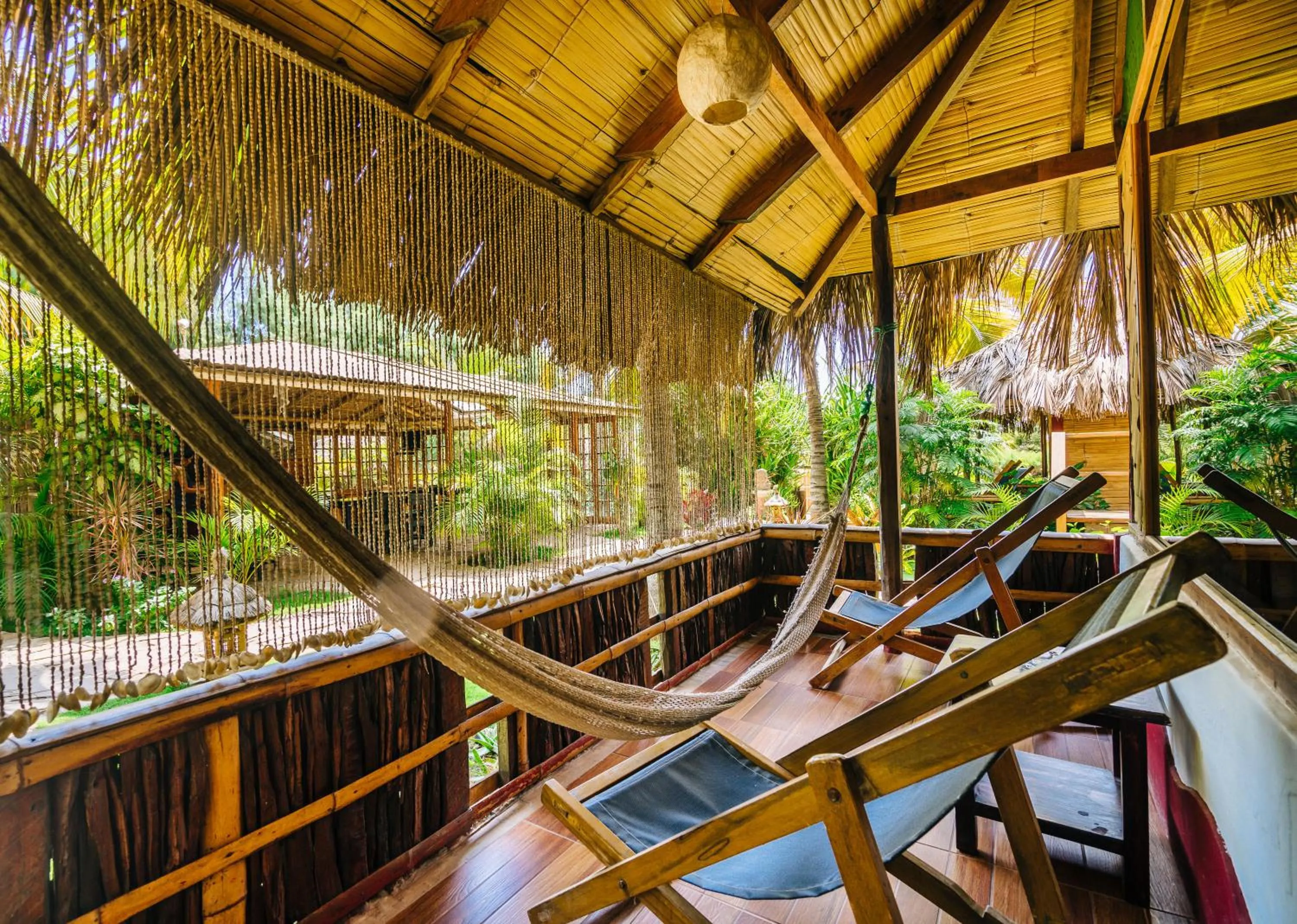 Balcony/Terrace in Kimbas Bungalows Mancora