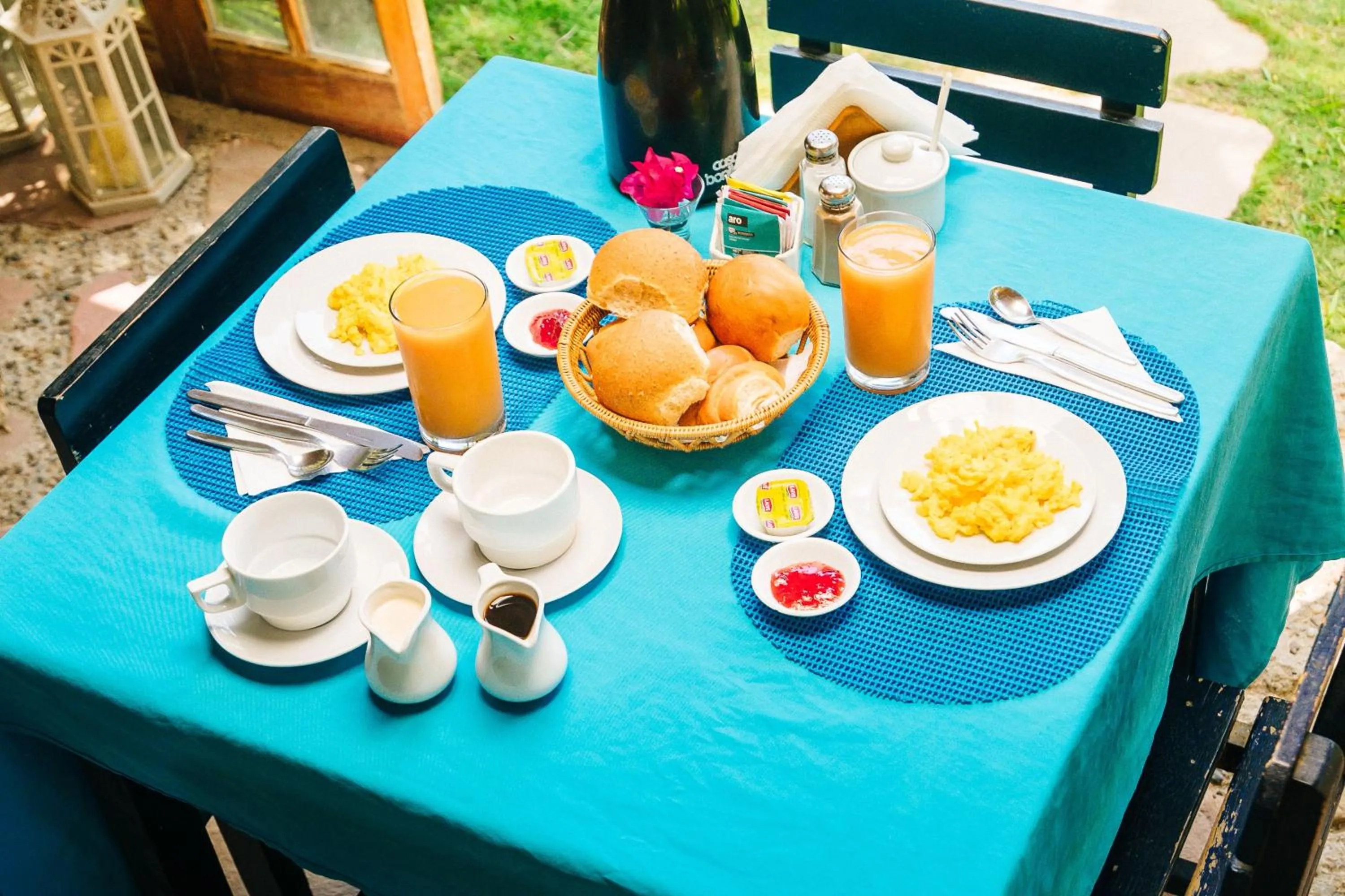 Food and drinks in Kimbas Bungalows Mancora