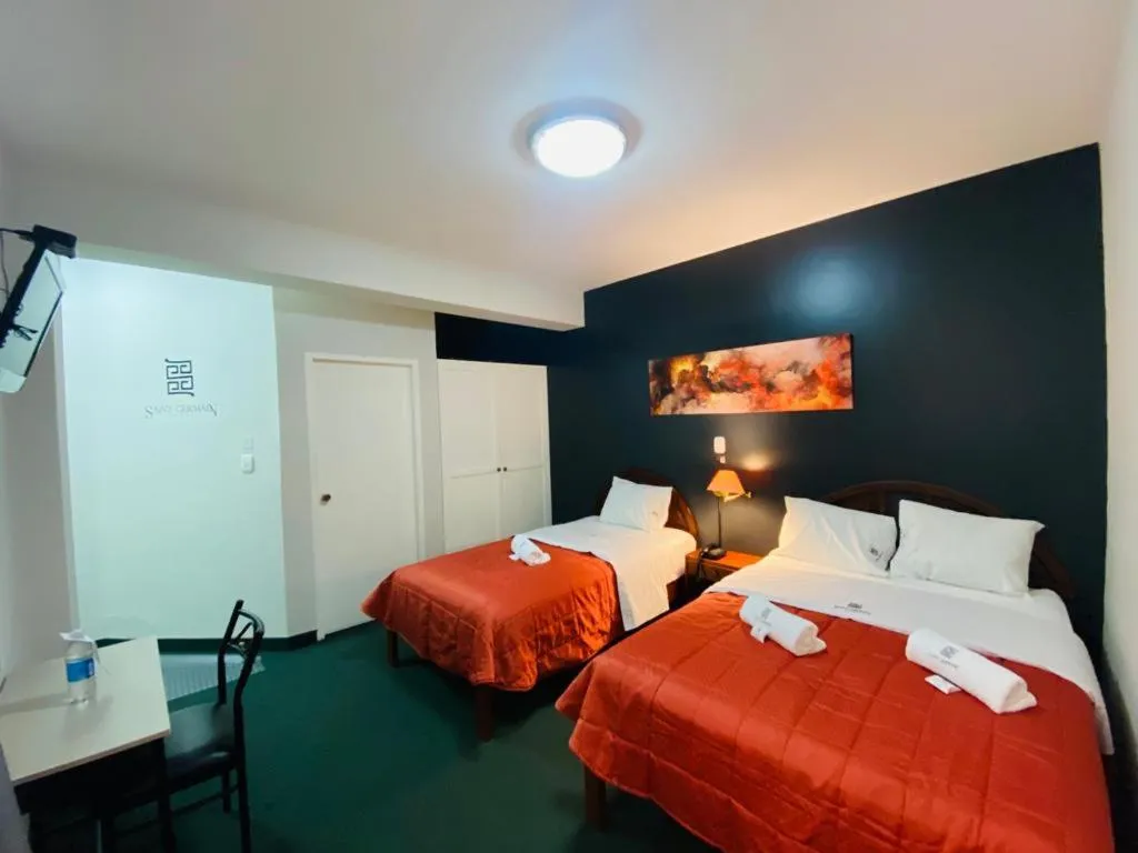 Bed in Saint Germain Hotel