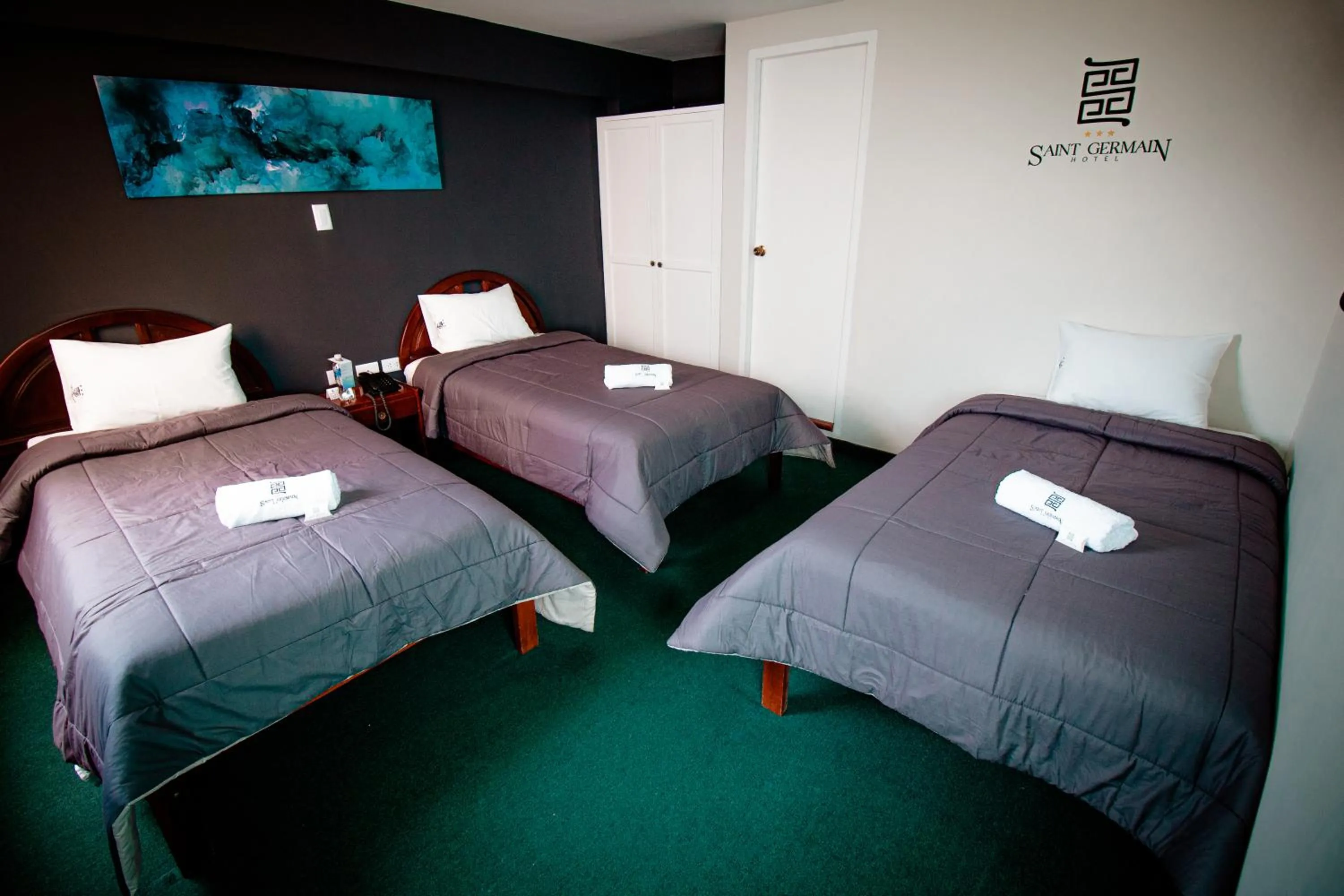 Bed in Saint Germain Hotel