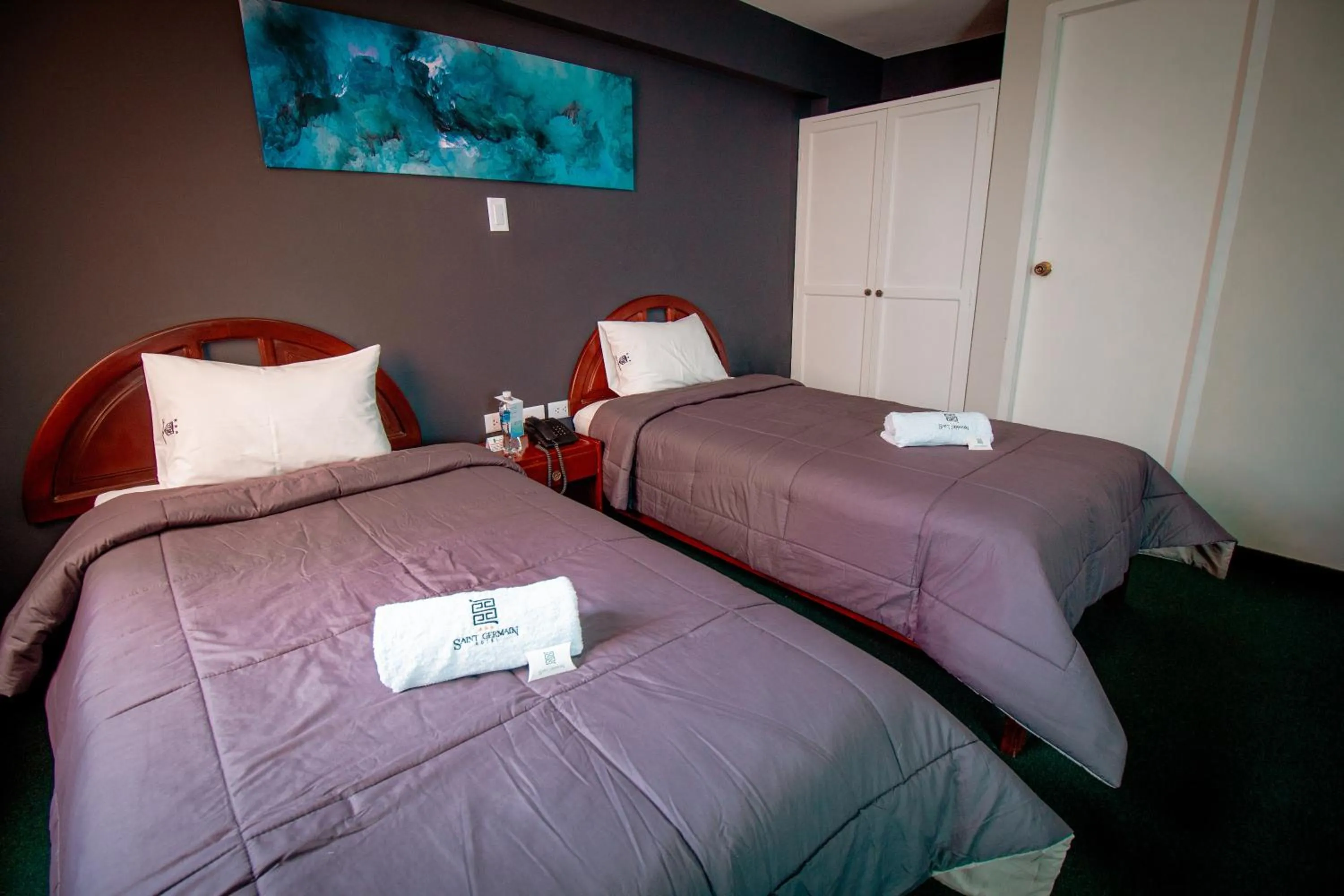 Bed in Saint Germain Hotel