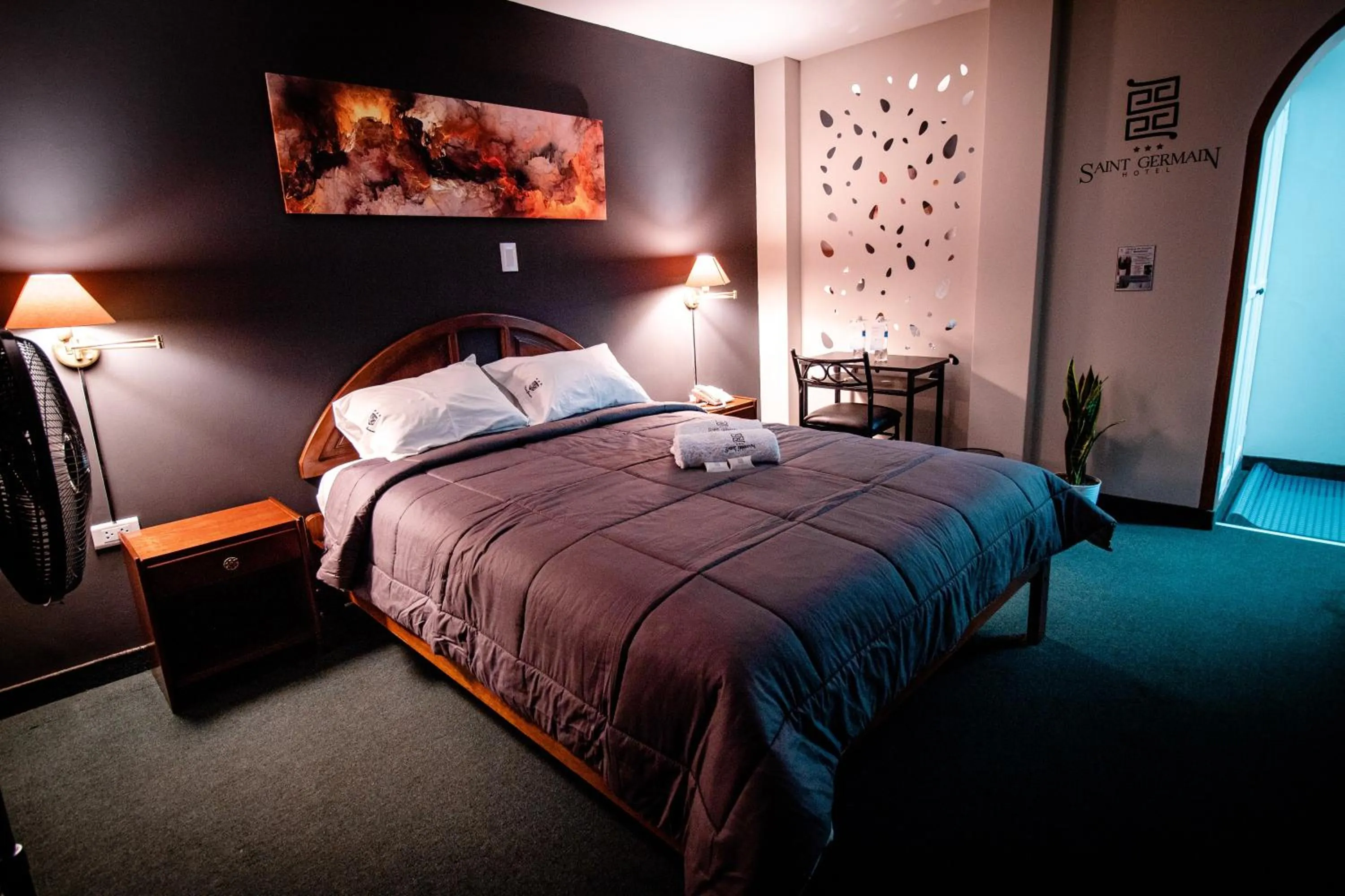 Bed in Saint Germain Hotel