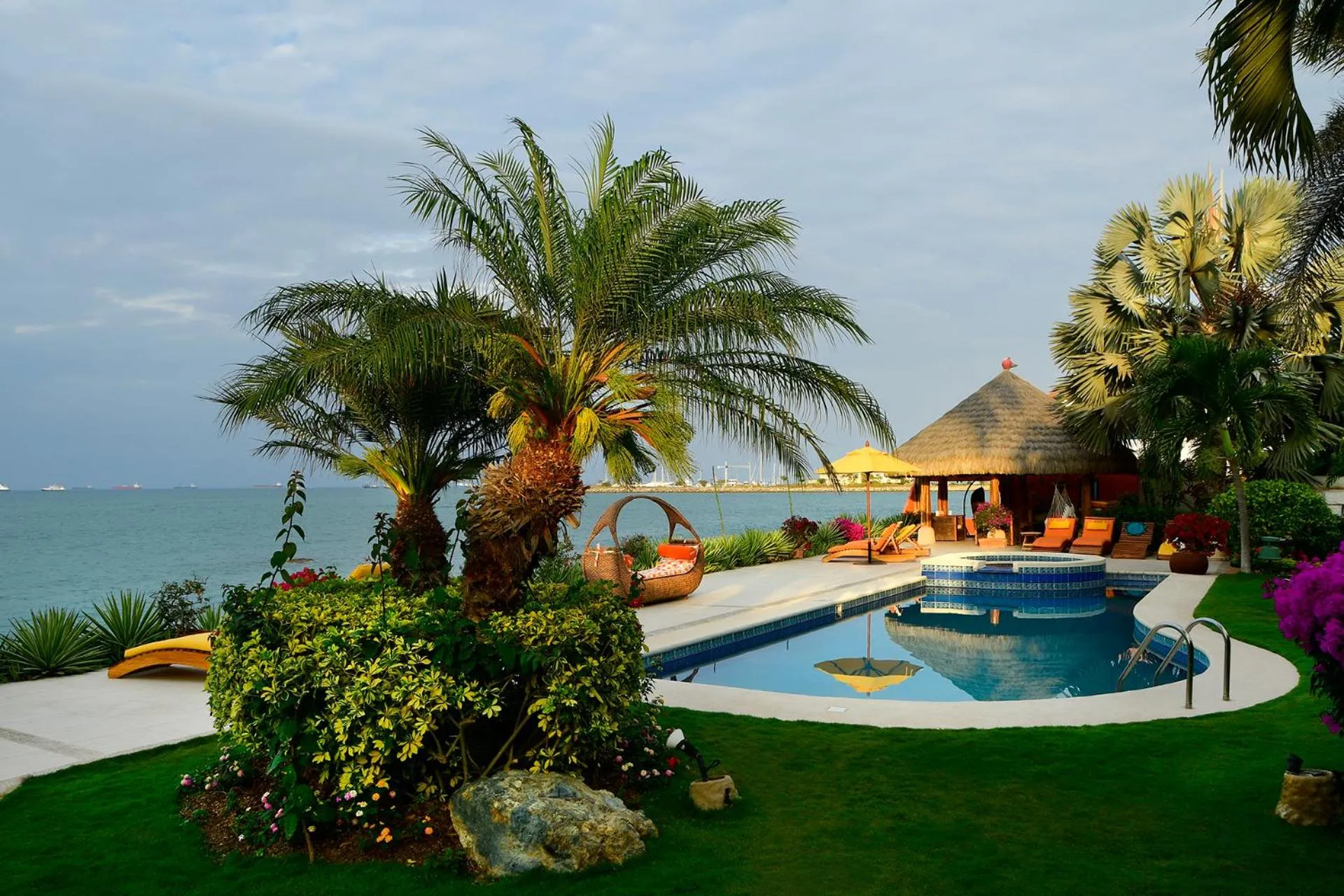 Garden in Hotel Boutique Playa Canela Ecuador