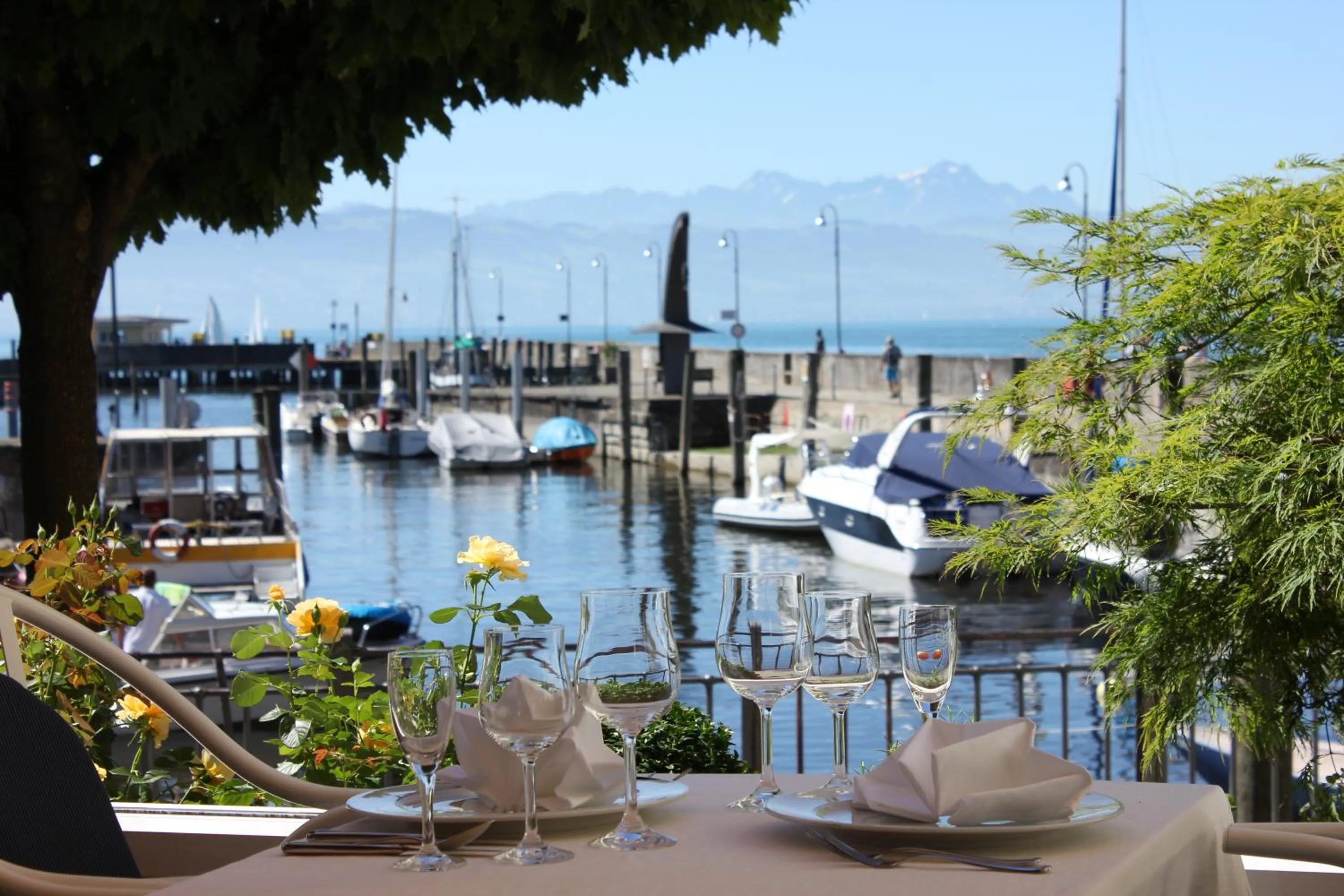 Restaurant/places to eat in Akzent Hotel Löwen