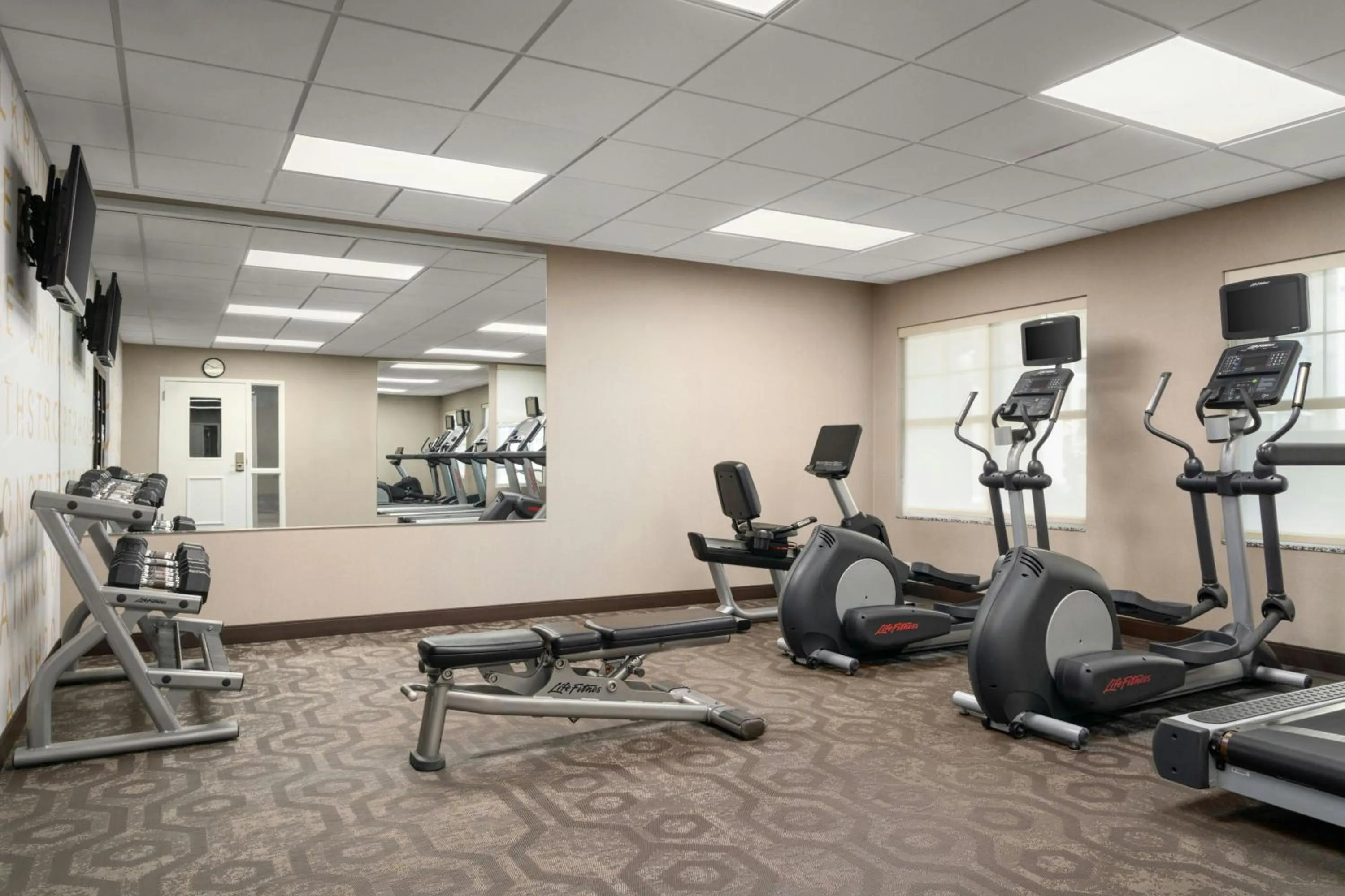 Fitness centre/facilities in Residence Inn by Marriott Springfield Chicopee