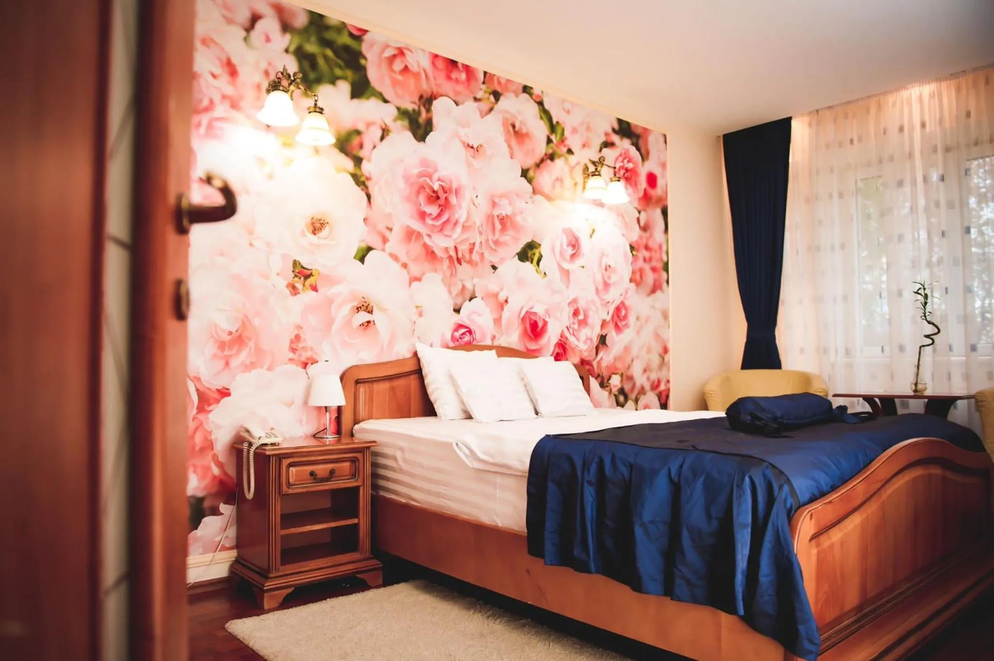 Bed in Hotel Senator