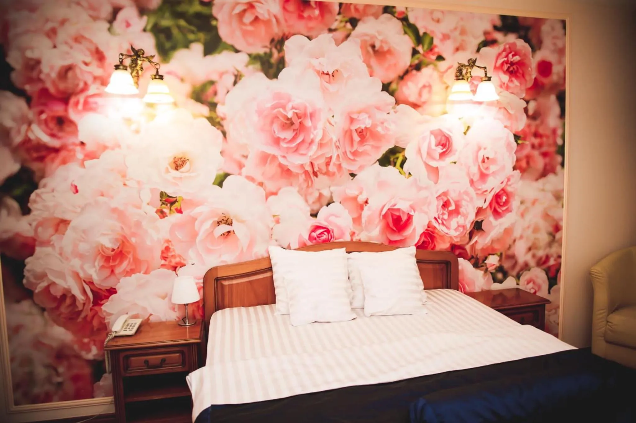 Bed in Hotel Senator