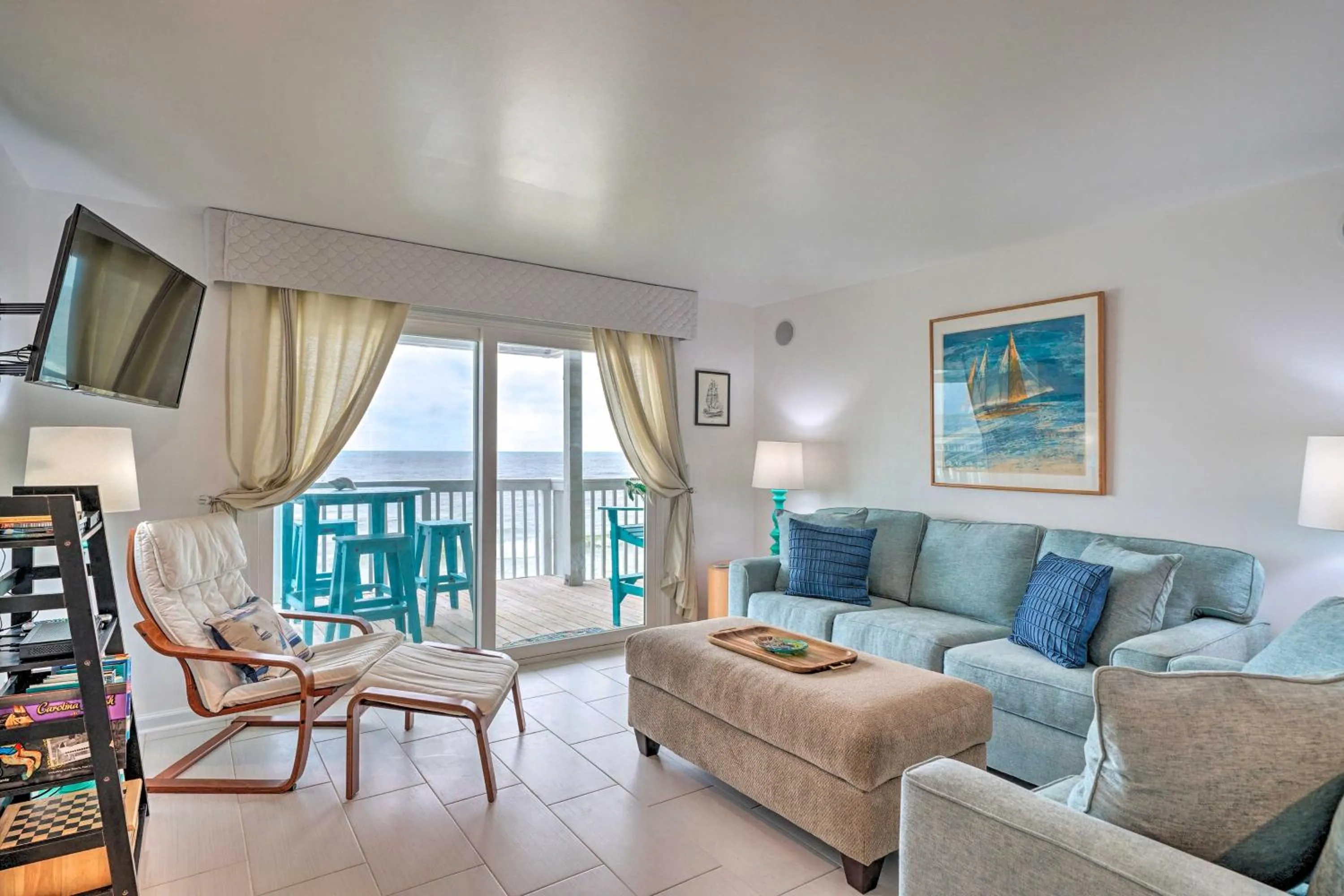 Ocean Dunes Kure Beach Condo with Balcony and Pool
