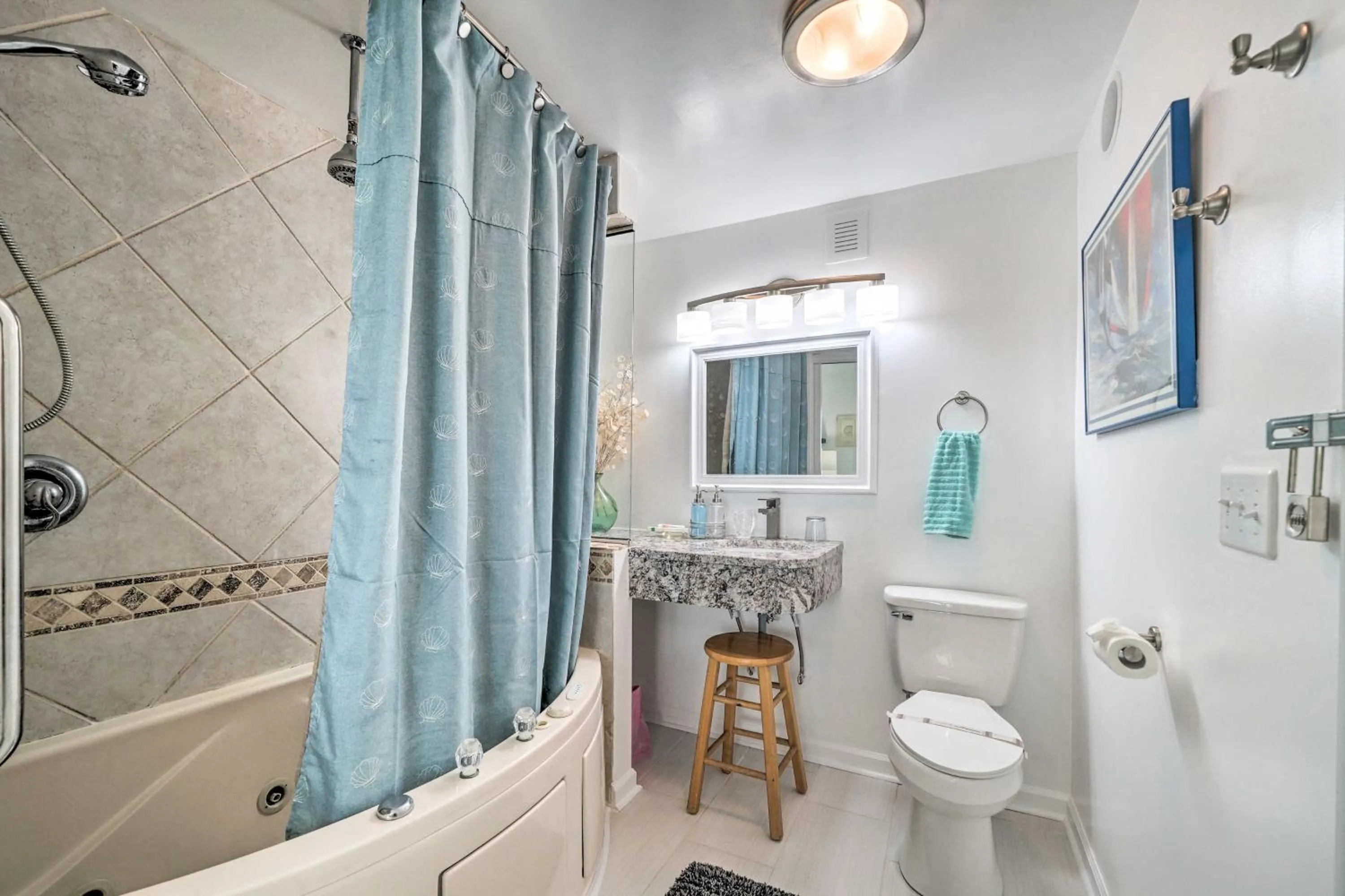 Ocean Dunes Kure Beach Condo with Balcony and Pool