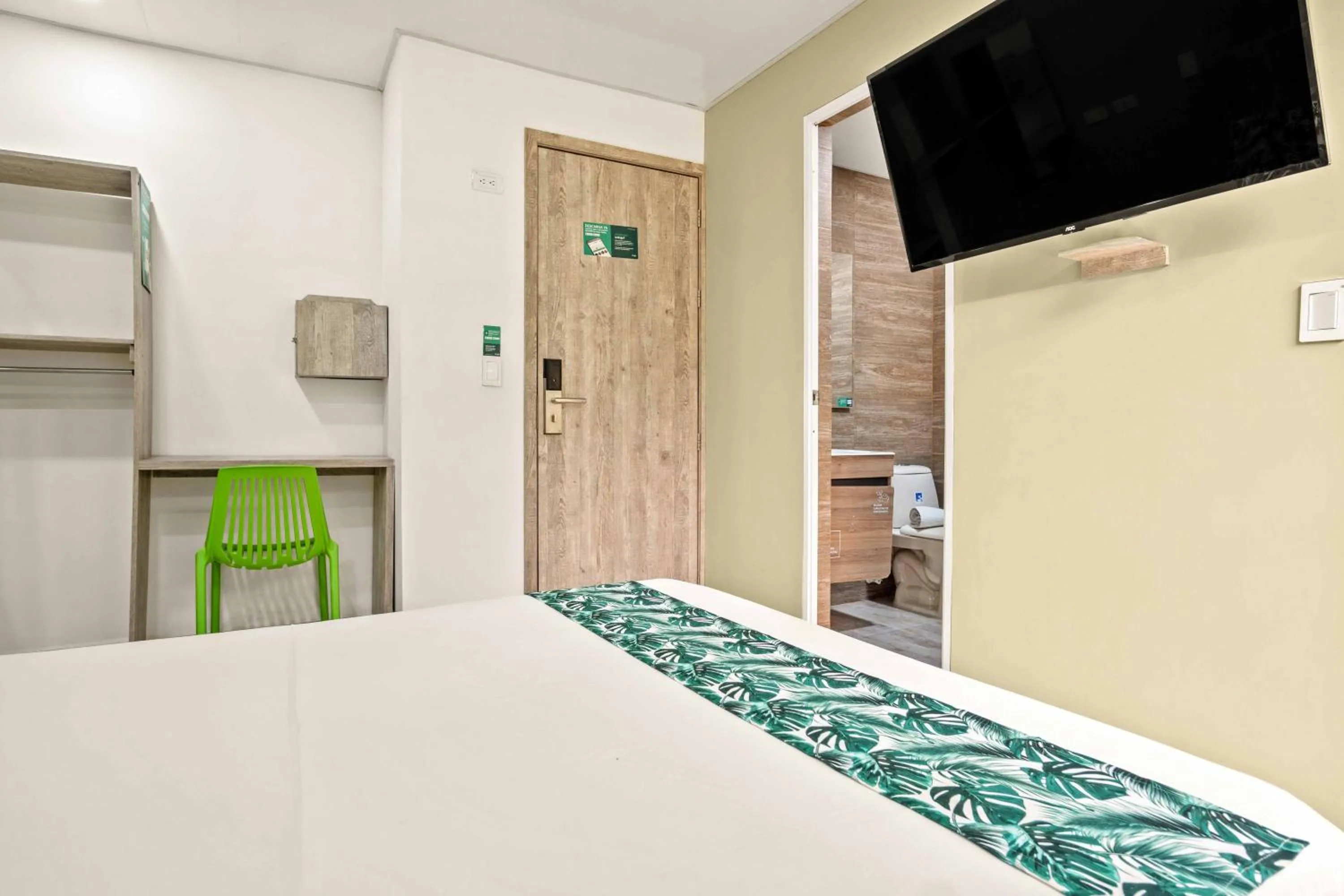 Bed in Aparta Hotel EcoSuite