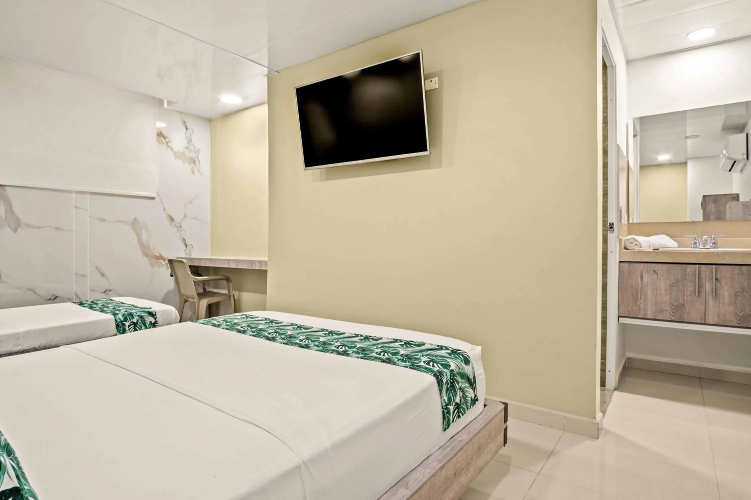 Bed in Hotel Eco Suite