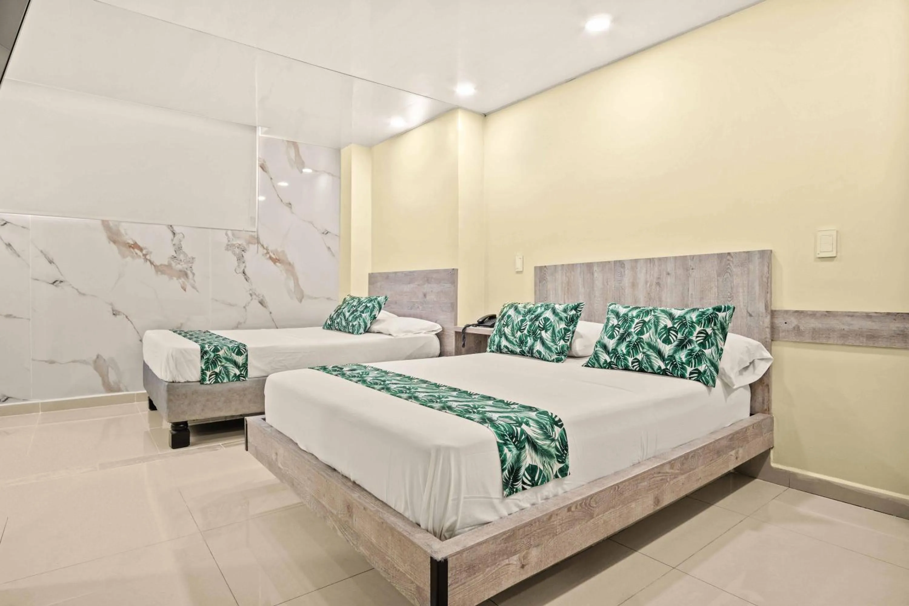 Bed in Hotel Eco Suite