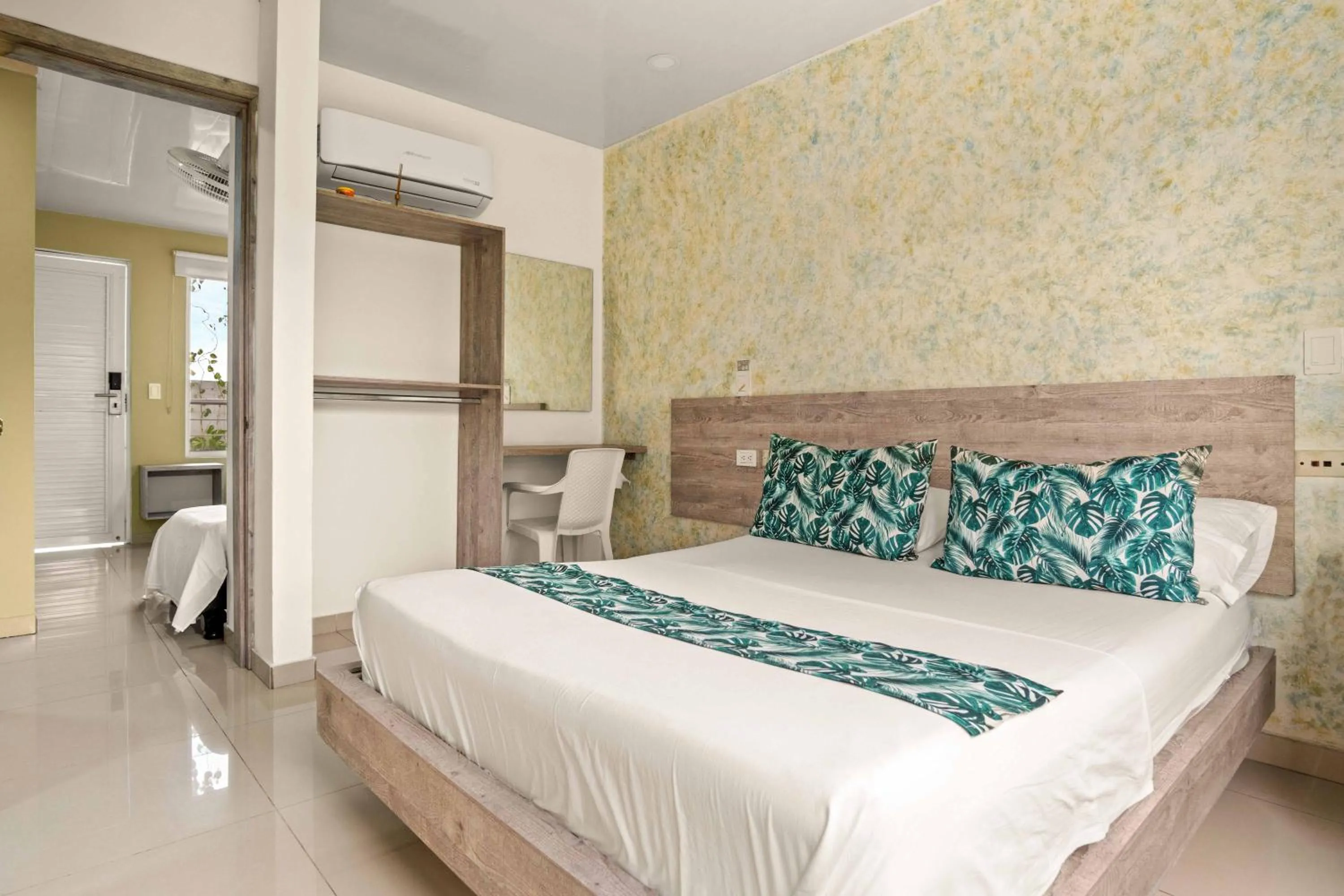 Bed in Hotel Eco Suite