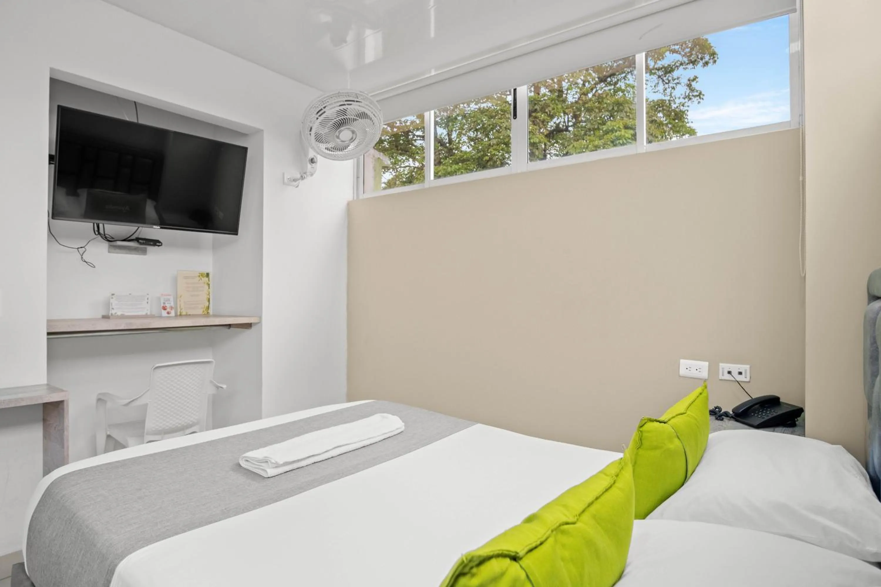 Bed in Aparta Hotel EcoSuite