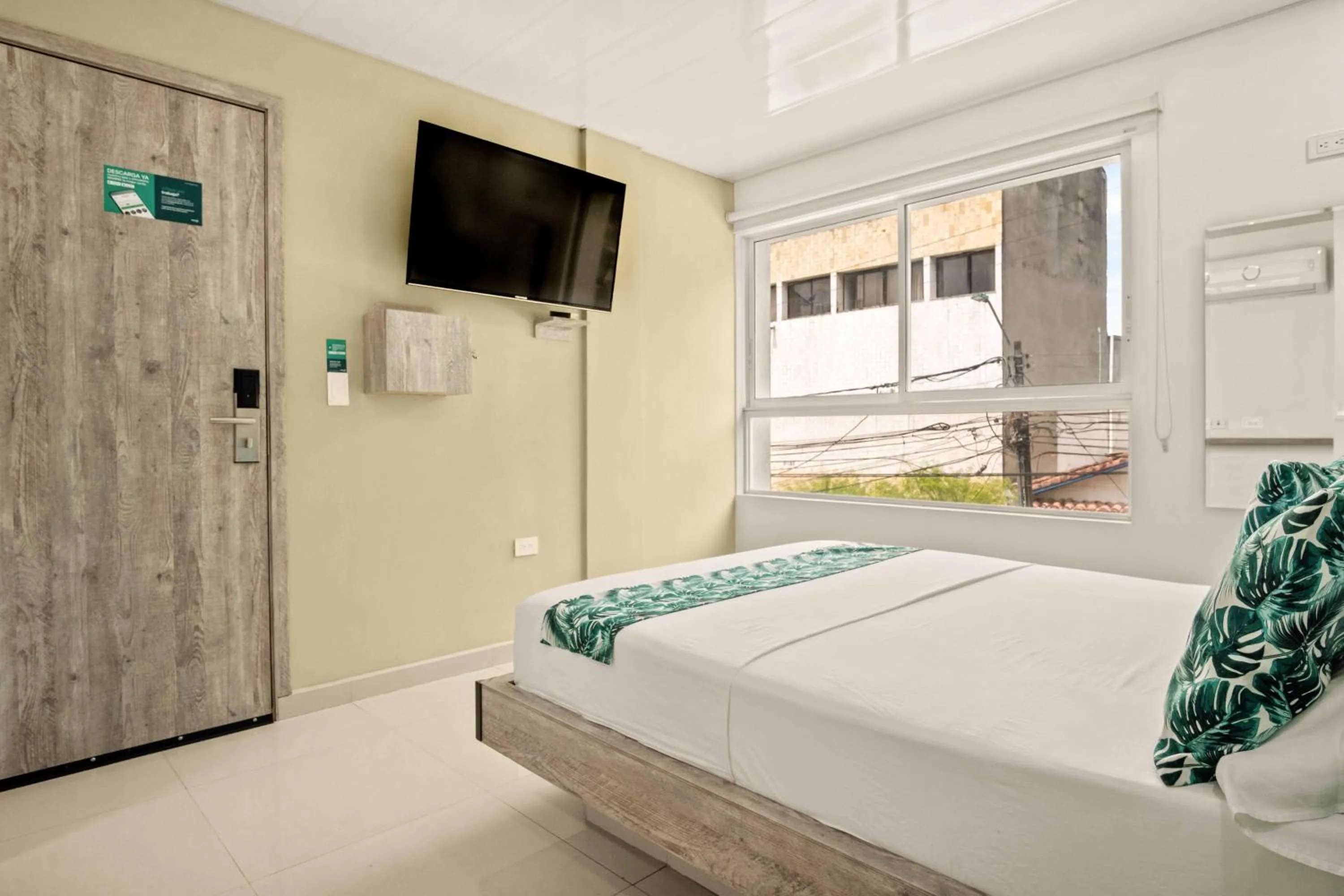 Bed in Aparta Hotel EcoSuite