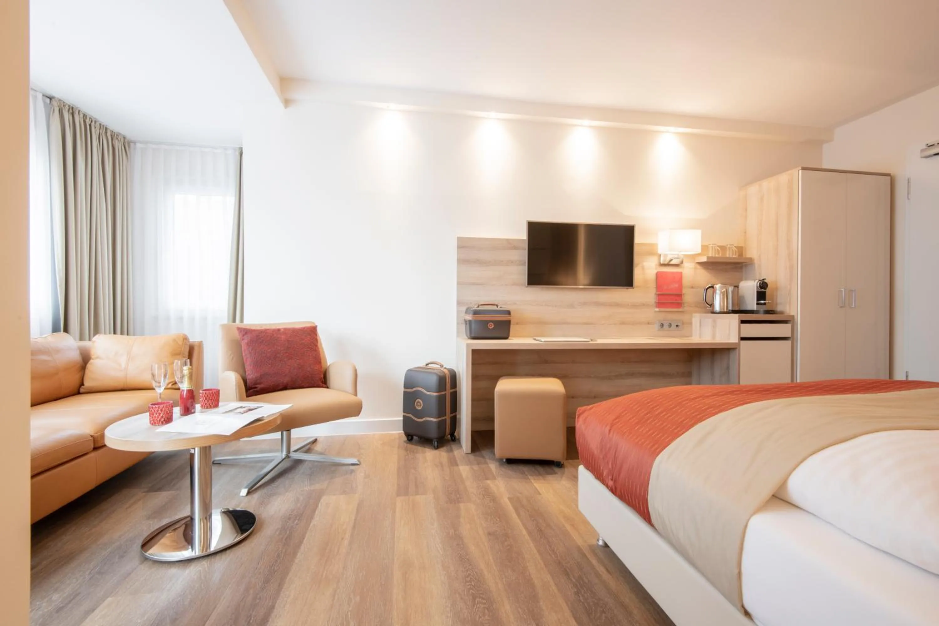 Bed in Hotel Wegner - T h e culinary art hotel