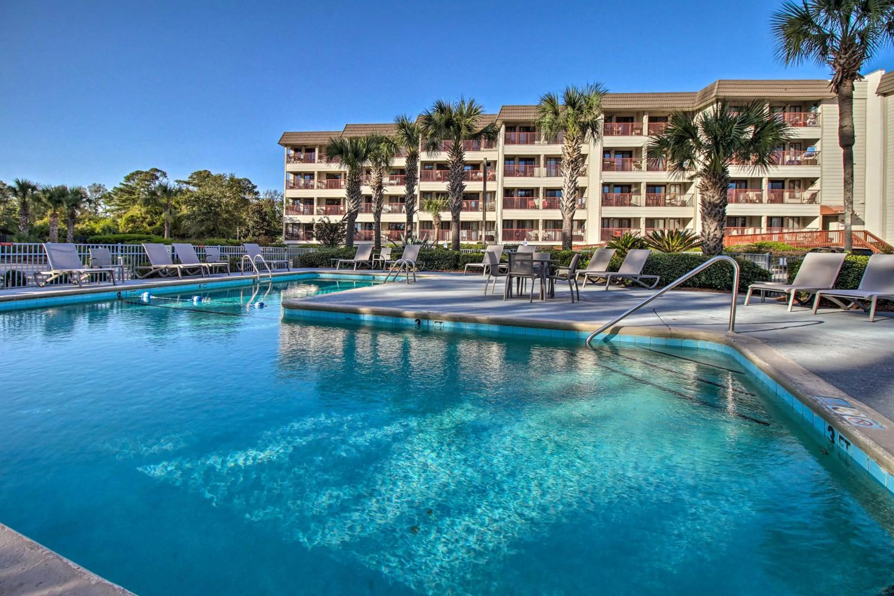 Relax by Pool and Walk to Beach Hilton Head Condo!