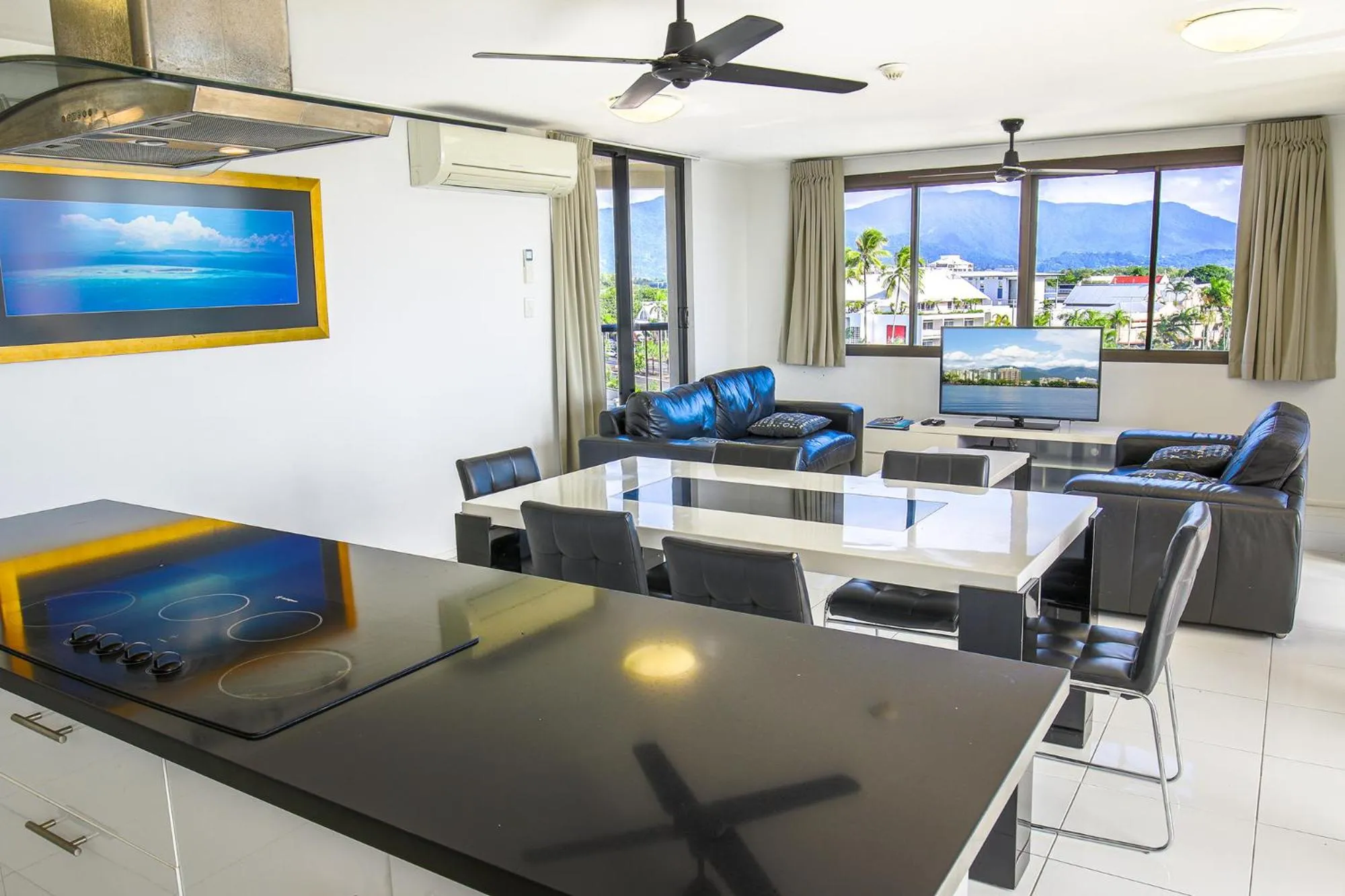 Living room in Cairns Aquarius