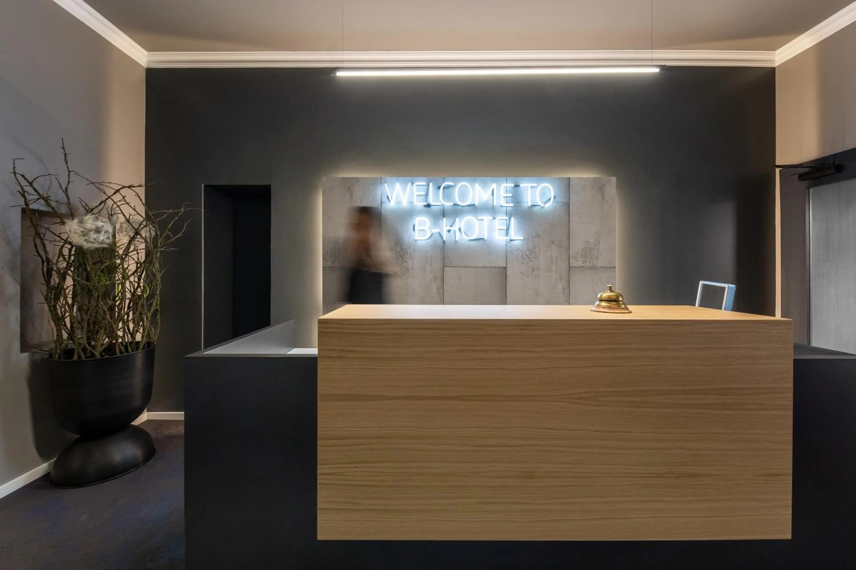 Lobby or reception in B-Hotel