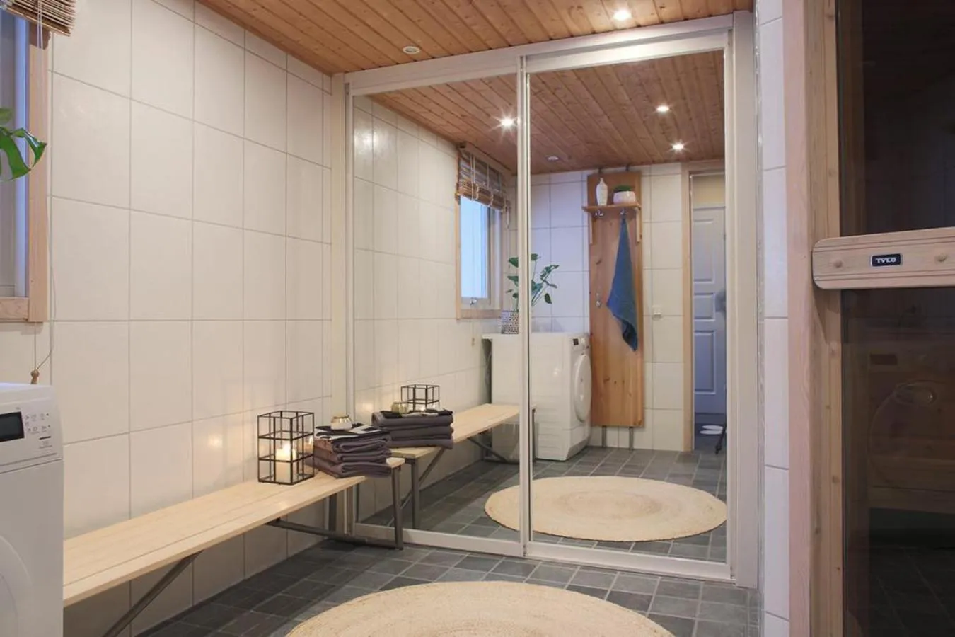 Sauna in RIBO Apartment Aurora