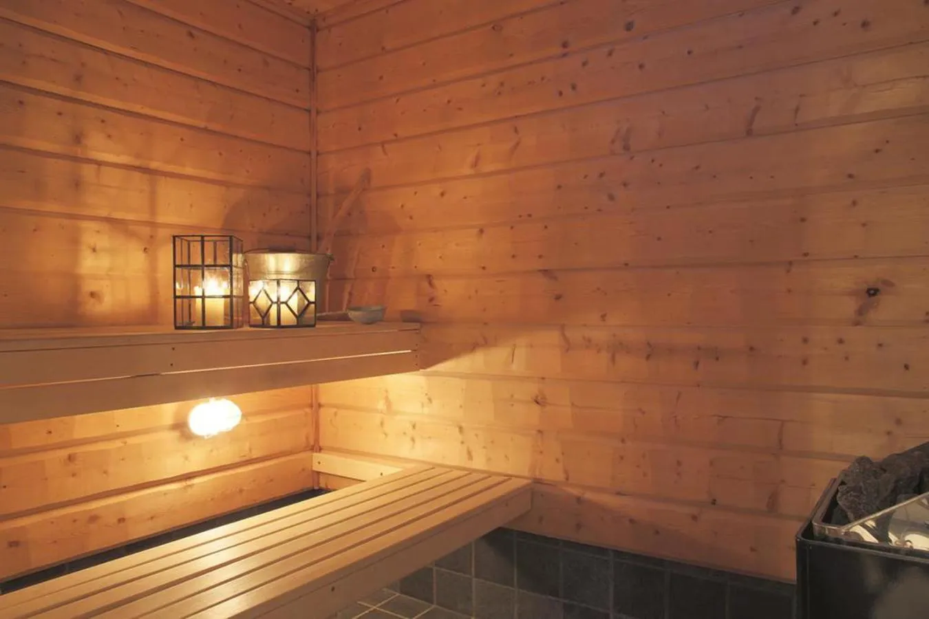 Sauna in RIBO Apartment Aurora