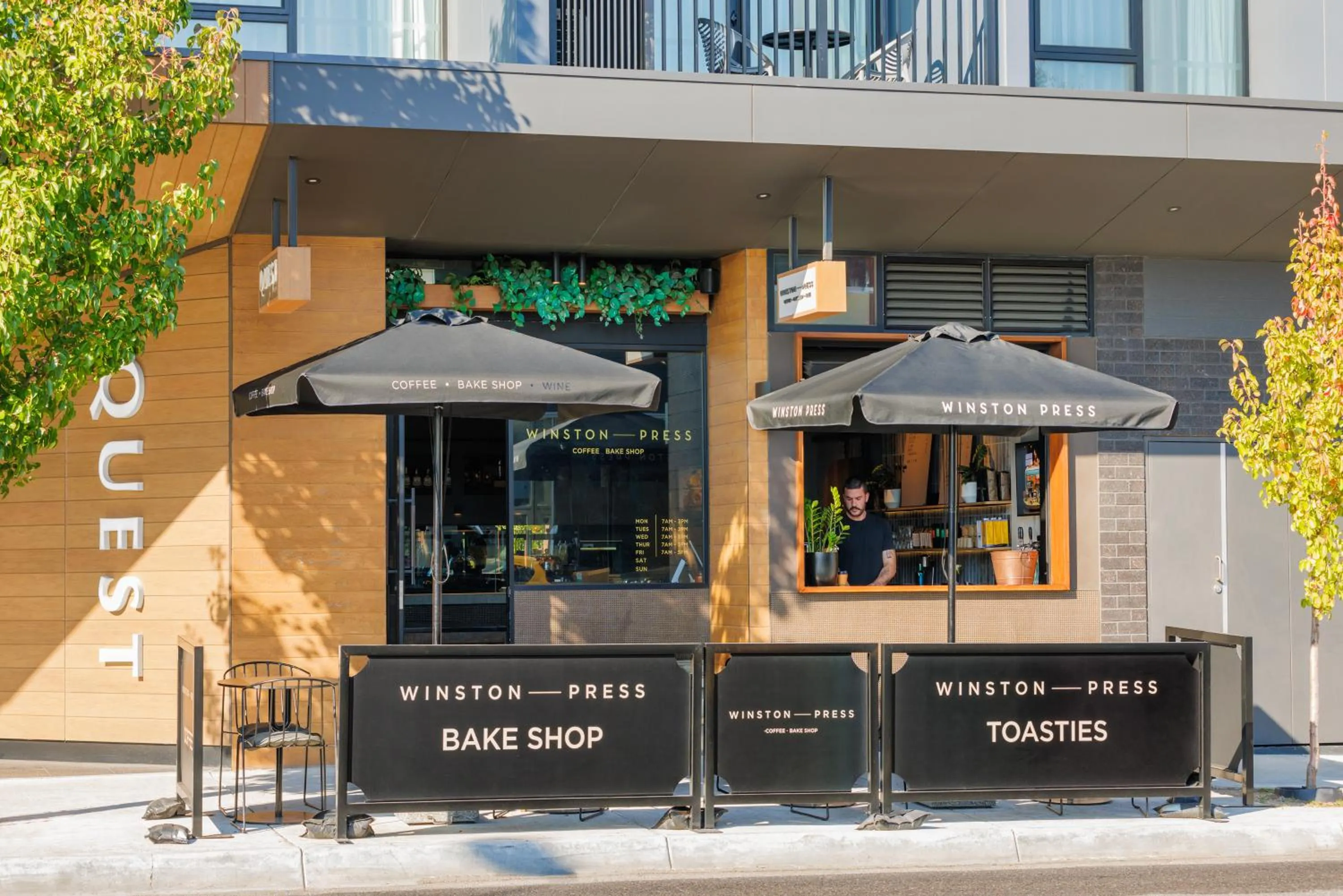 Restaurant/places to eat in Quest Preston