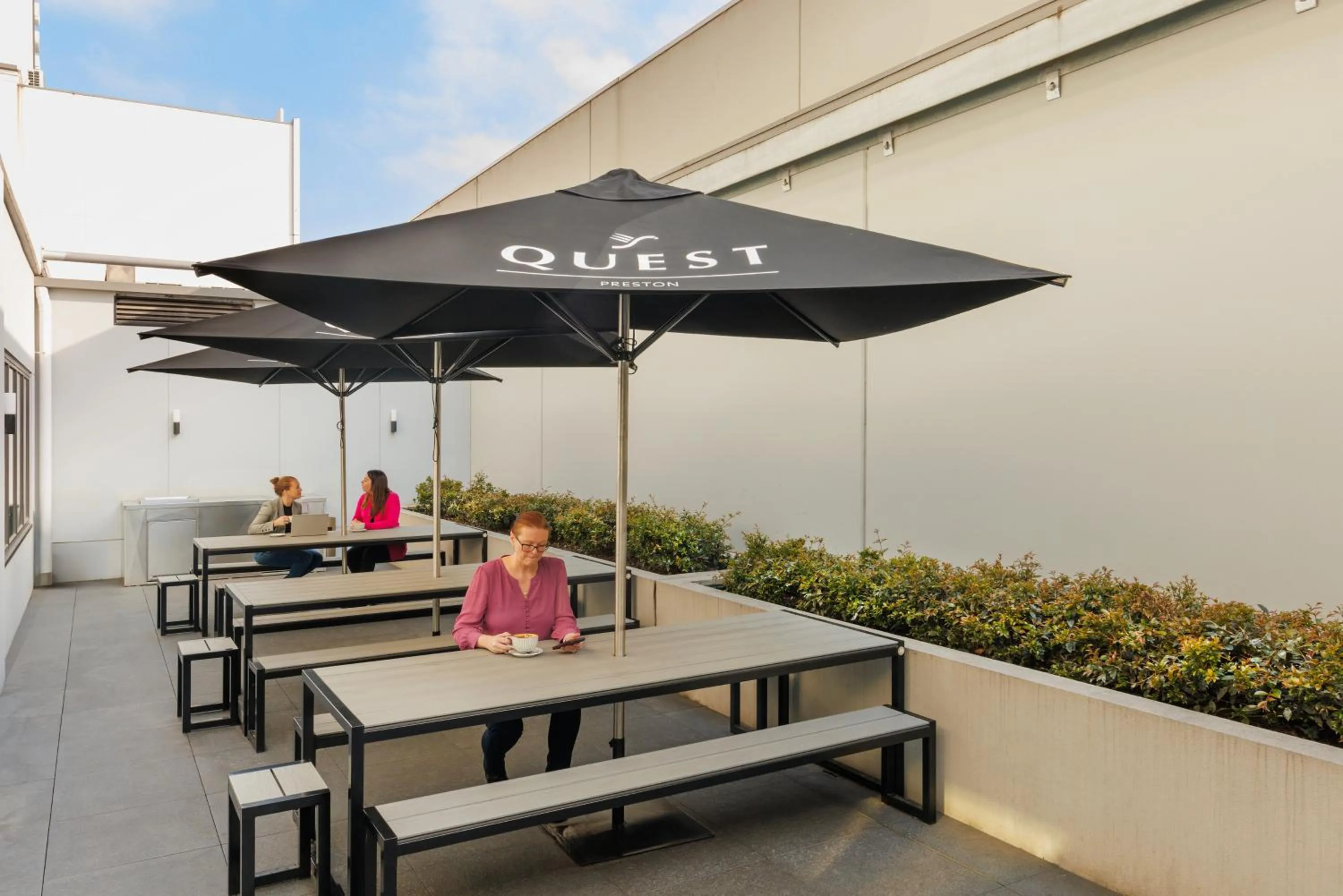 BBQ facilities in Quest Preston