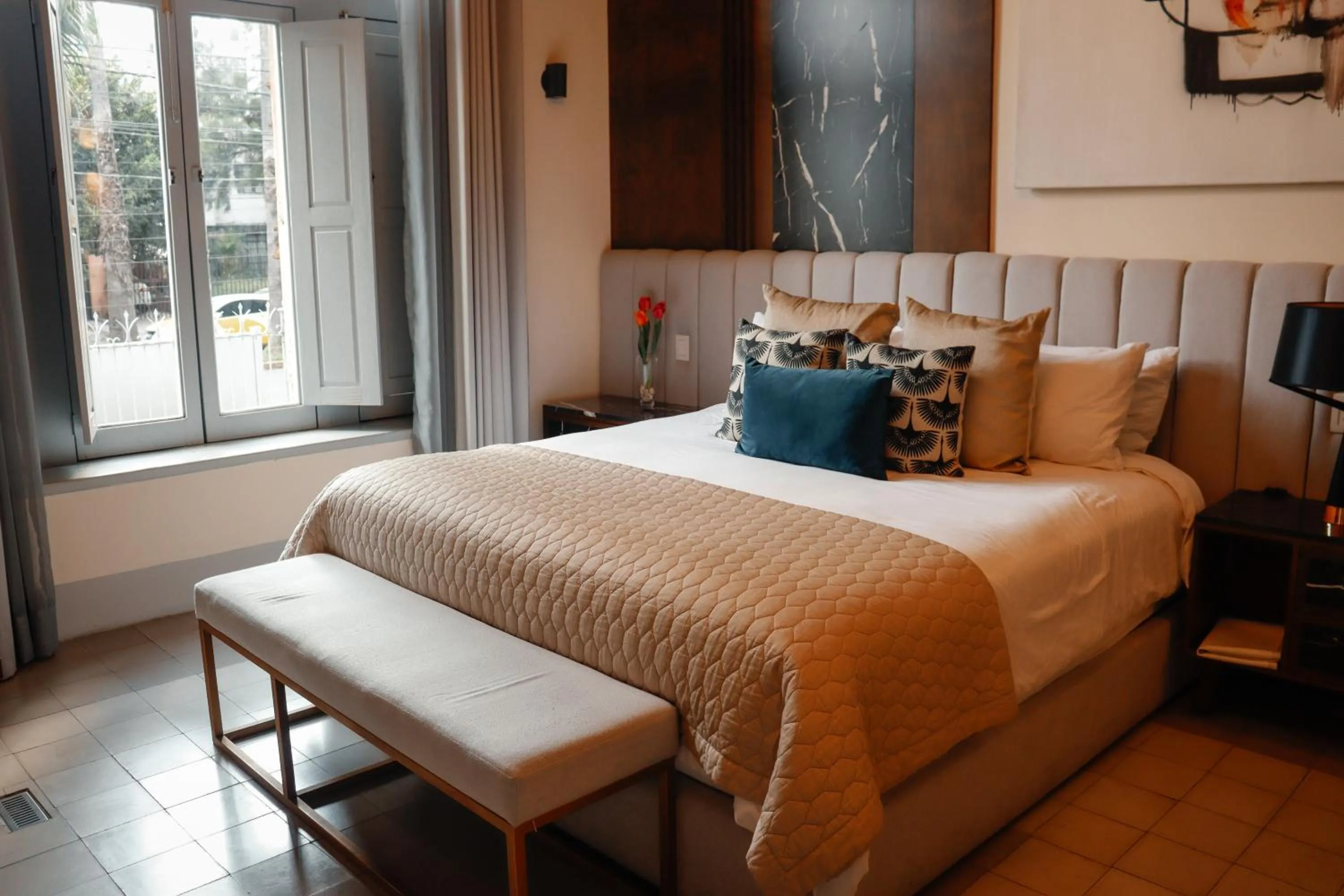 Bed in GALA Hotel Boutique