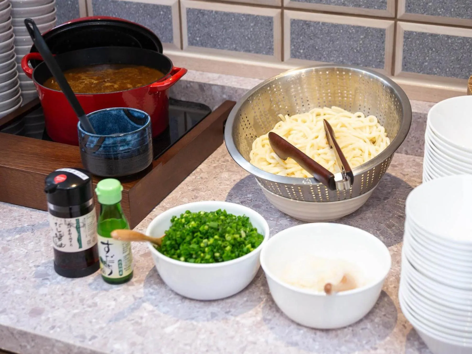 Buffet breakfast in Super Hotel Marugame Ekimae