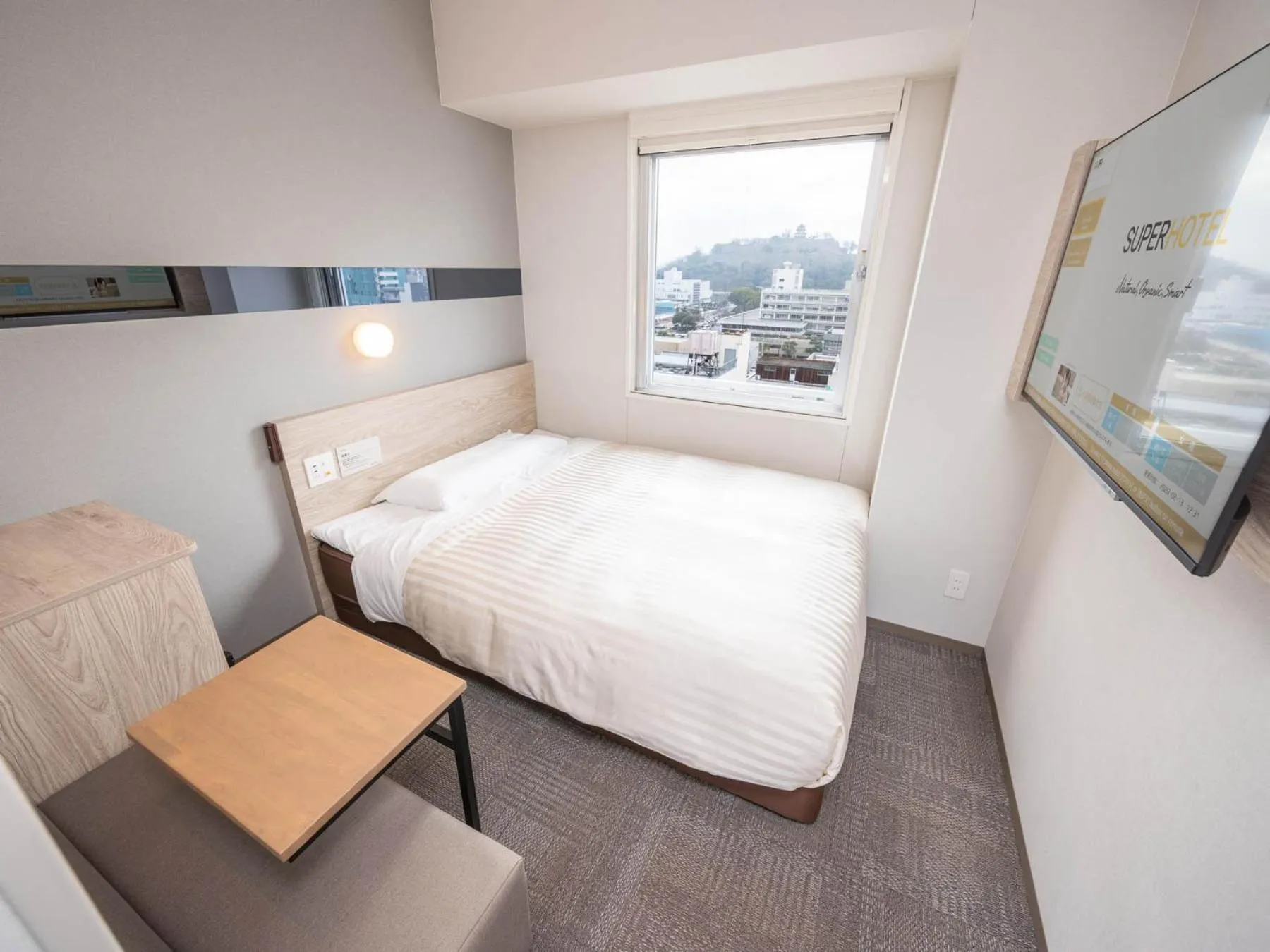 Photo of the whole room, Bed in Super Hotel Marugame Ekimae
