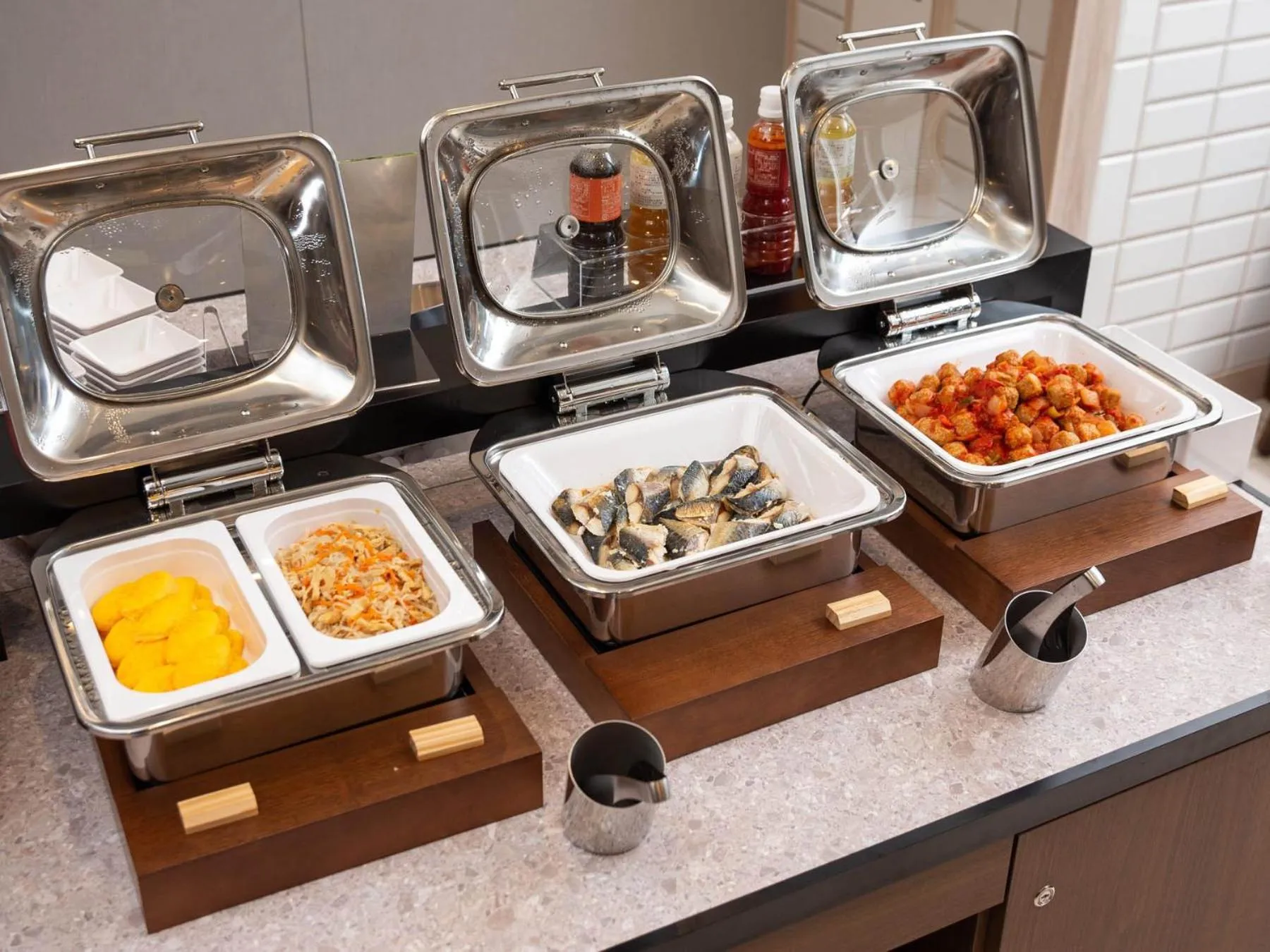 Buffet breakfast in Super Hotel Marugame Ekimae