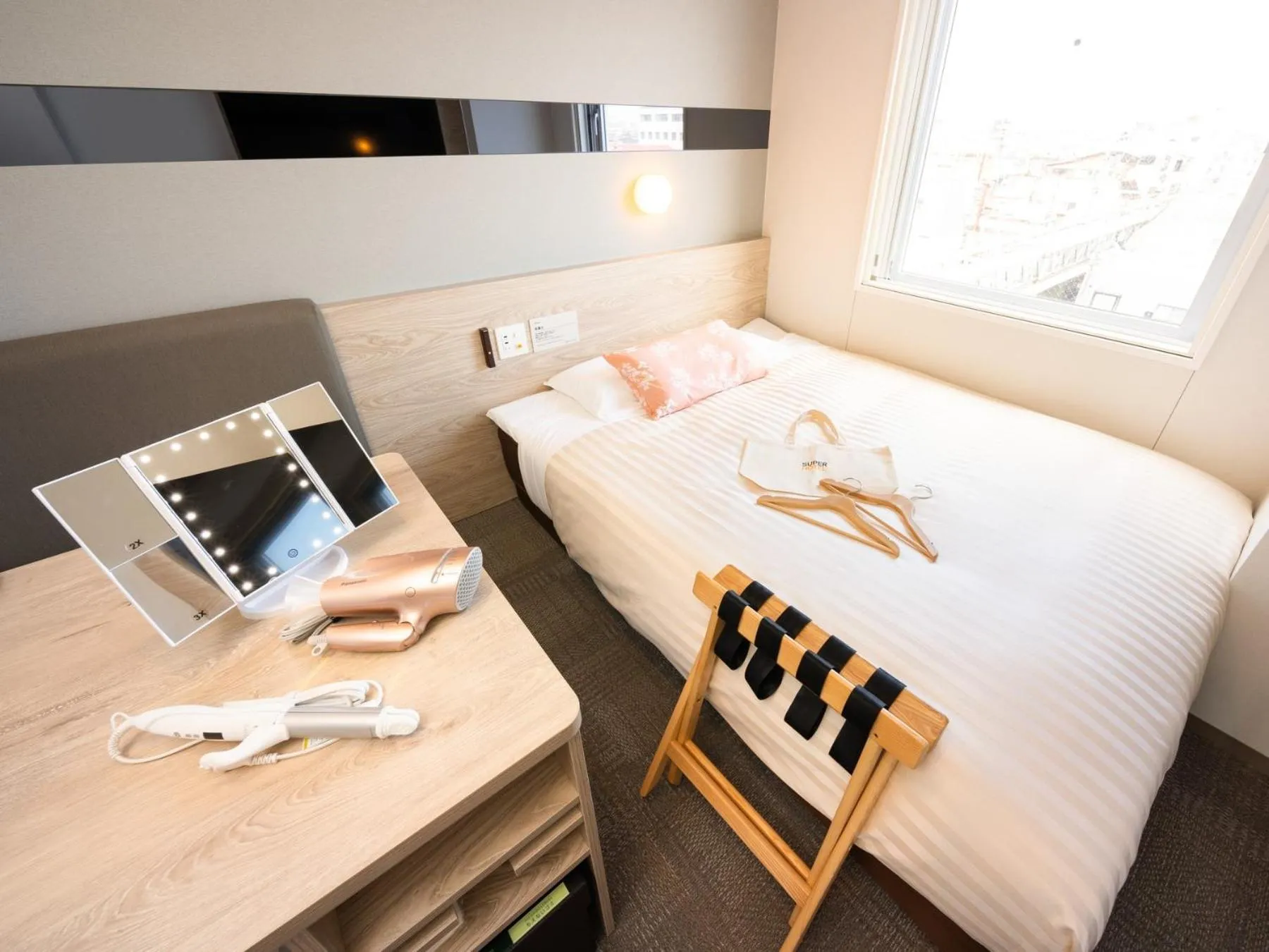 Photo of the whole room, Bed in Super Hotel Marugame Ekimae