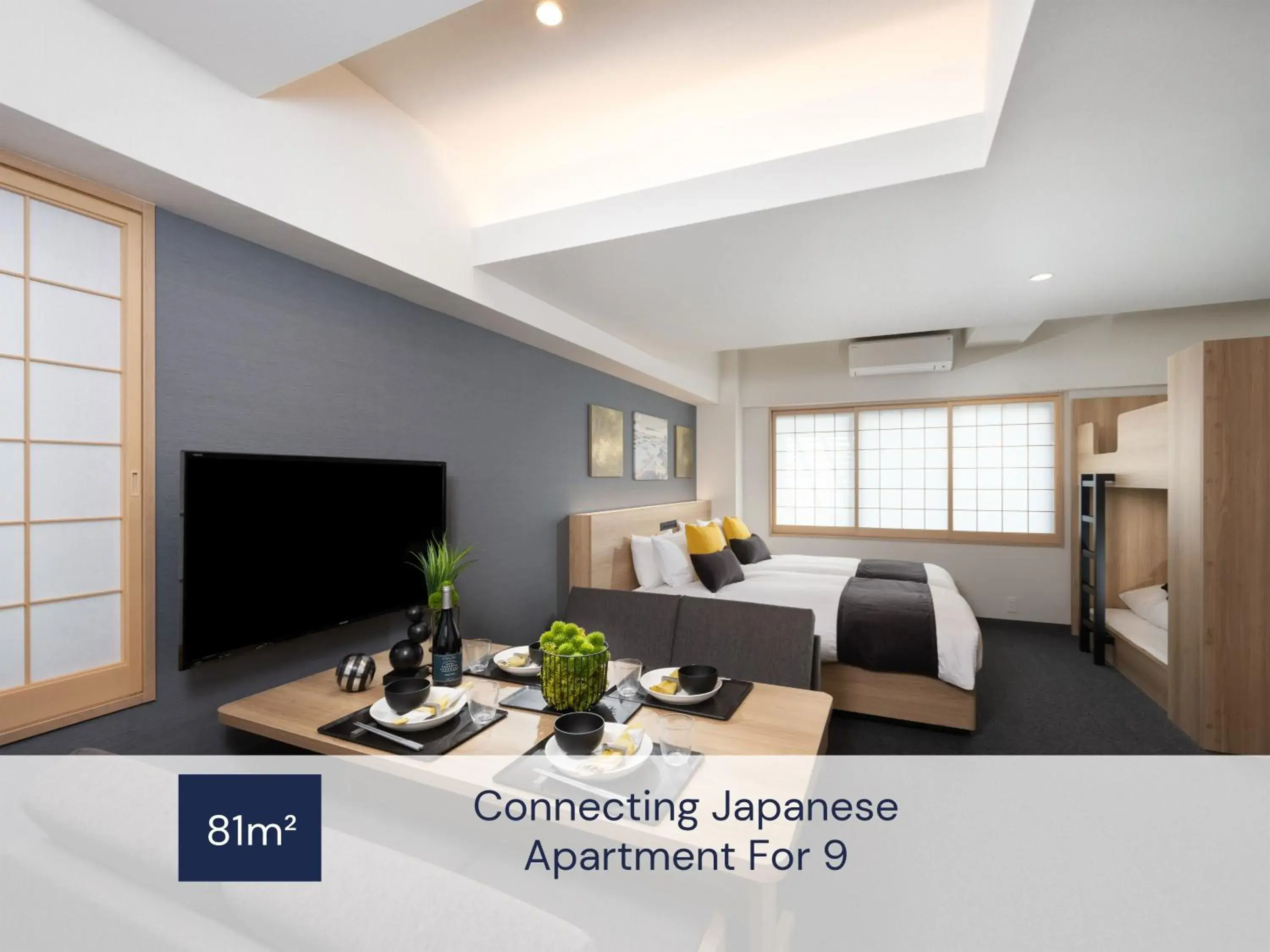 Connecting Japanese Apartment For 9 in MIMARU Osaka Shinsaibashi West Connecting Japanese Apartment For 9 in MIMARU Osaka Shinsaibashi West