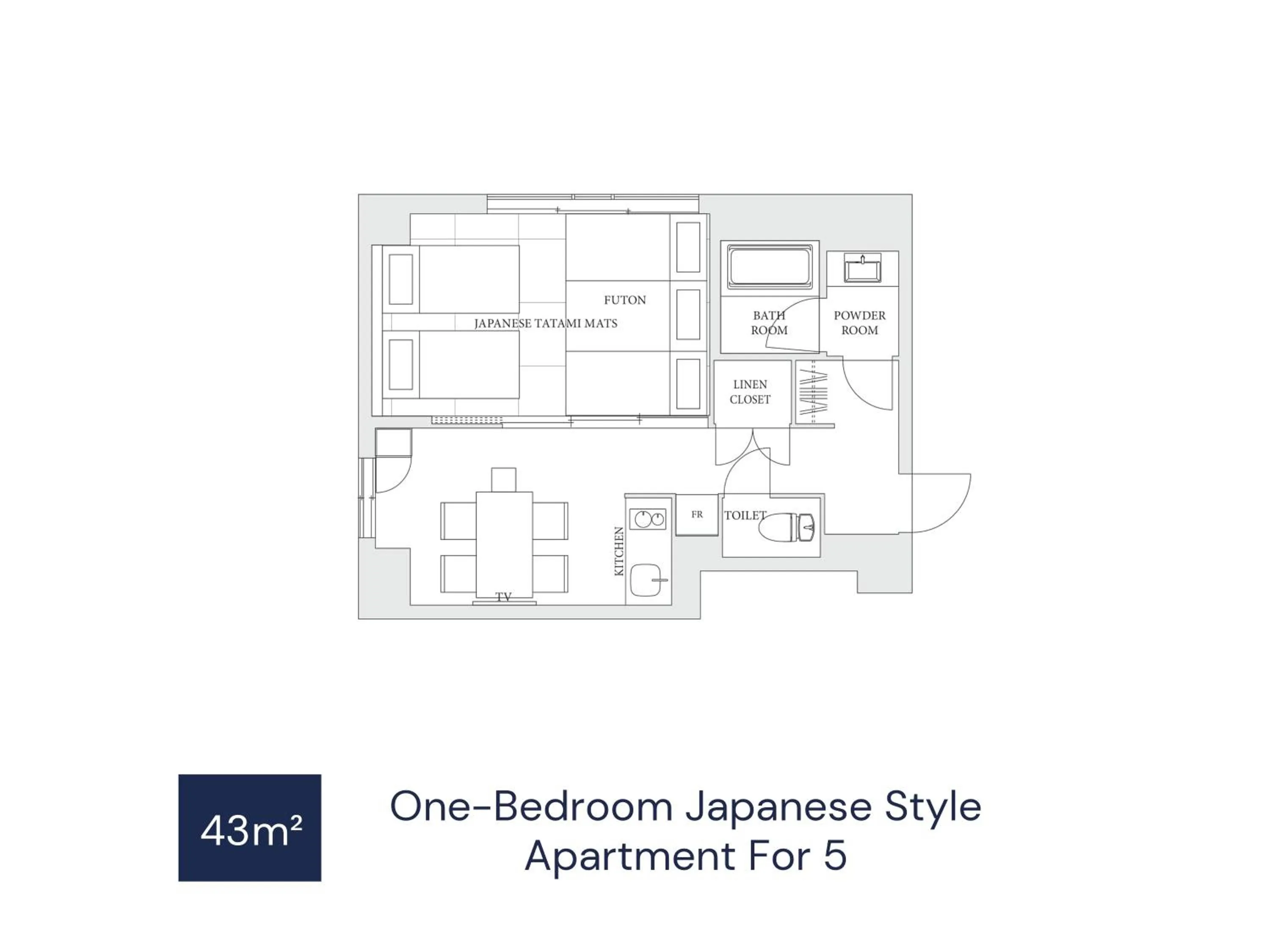 Floor plan in MIMARU Osaka Shinsaibashi West