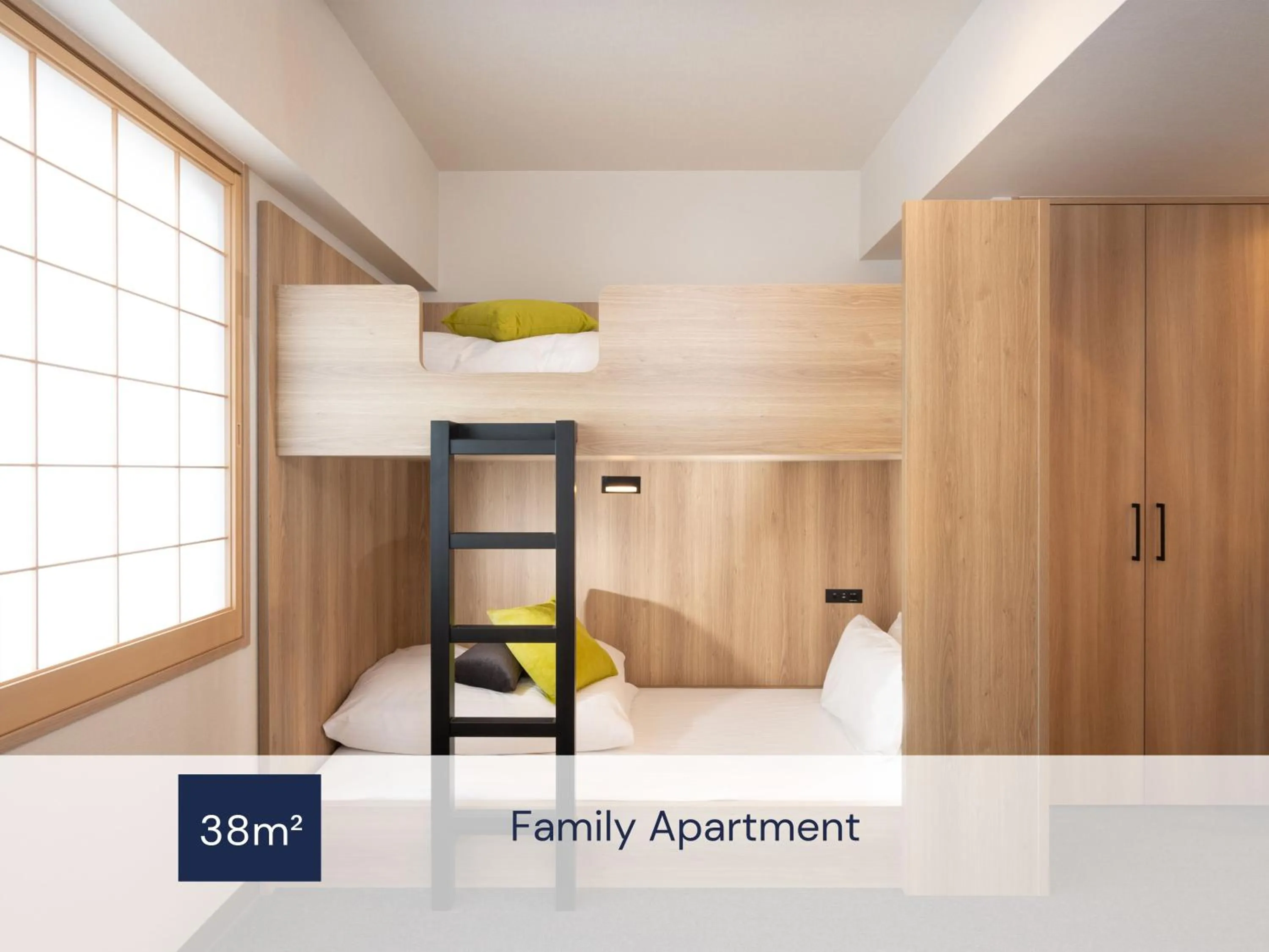 Photo of the whole room, Bed in MIMARU Osaka Shinsaibashi West